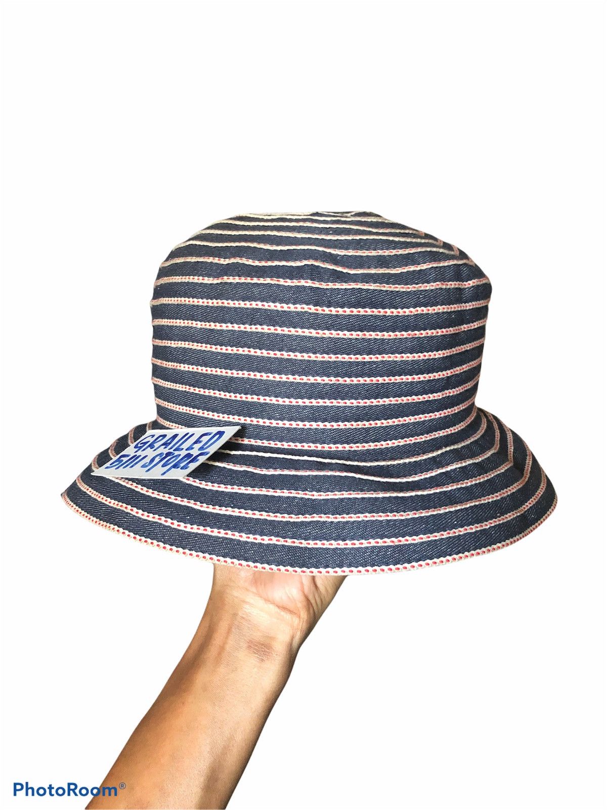 Vintage RARE ⚡️ TOPKAPI SELVEDGE DENIM HAT Size ONE SIZE - 1 Thumbnail