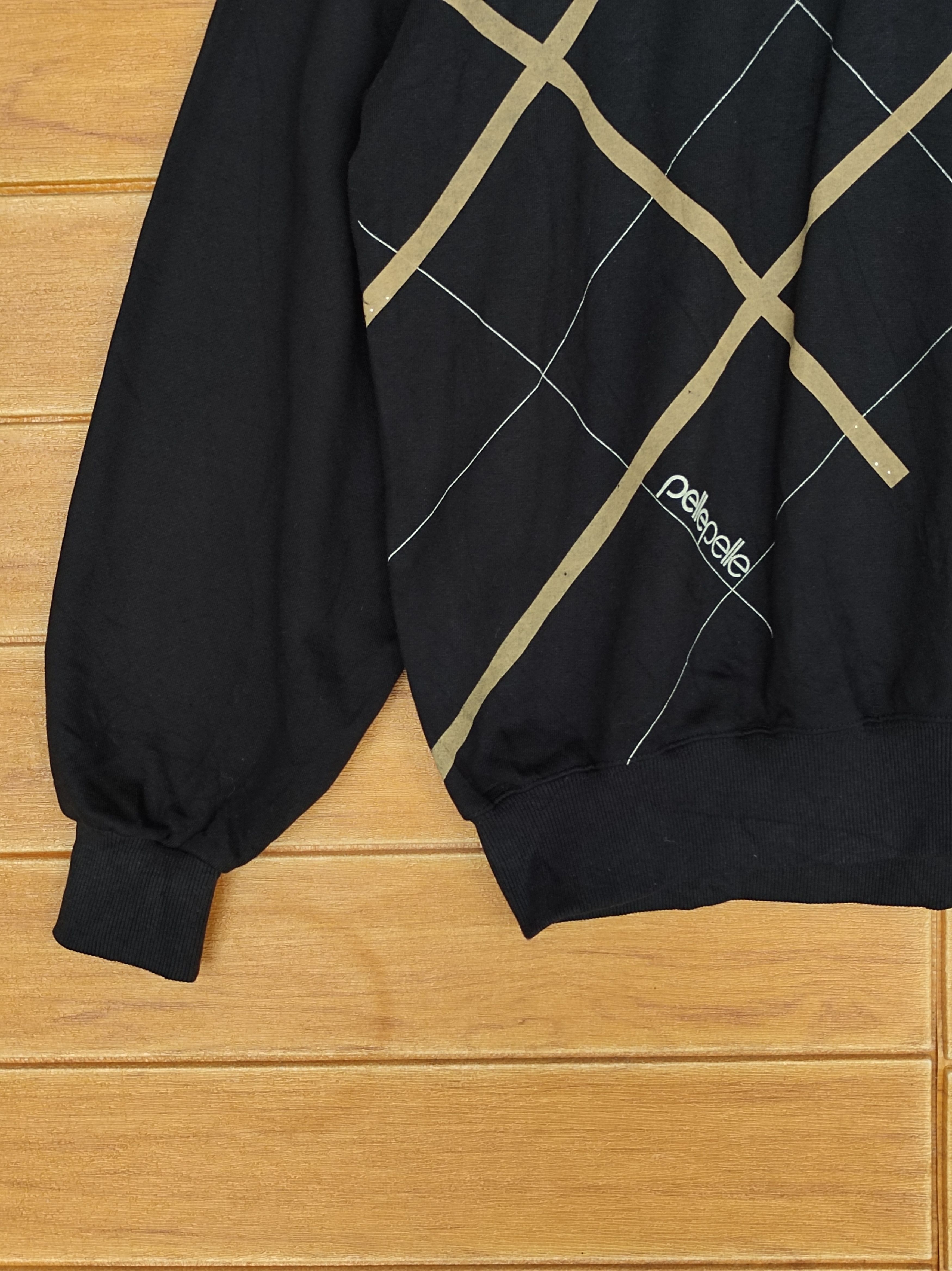 Pelle Pelle Vintage 90s PELLE PELLE Checkered Design Sweatshirt Size US XXL / EU 58 / 5 - 8 Thumbnail