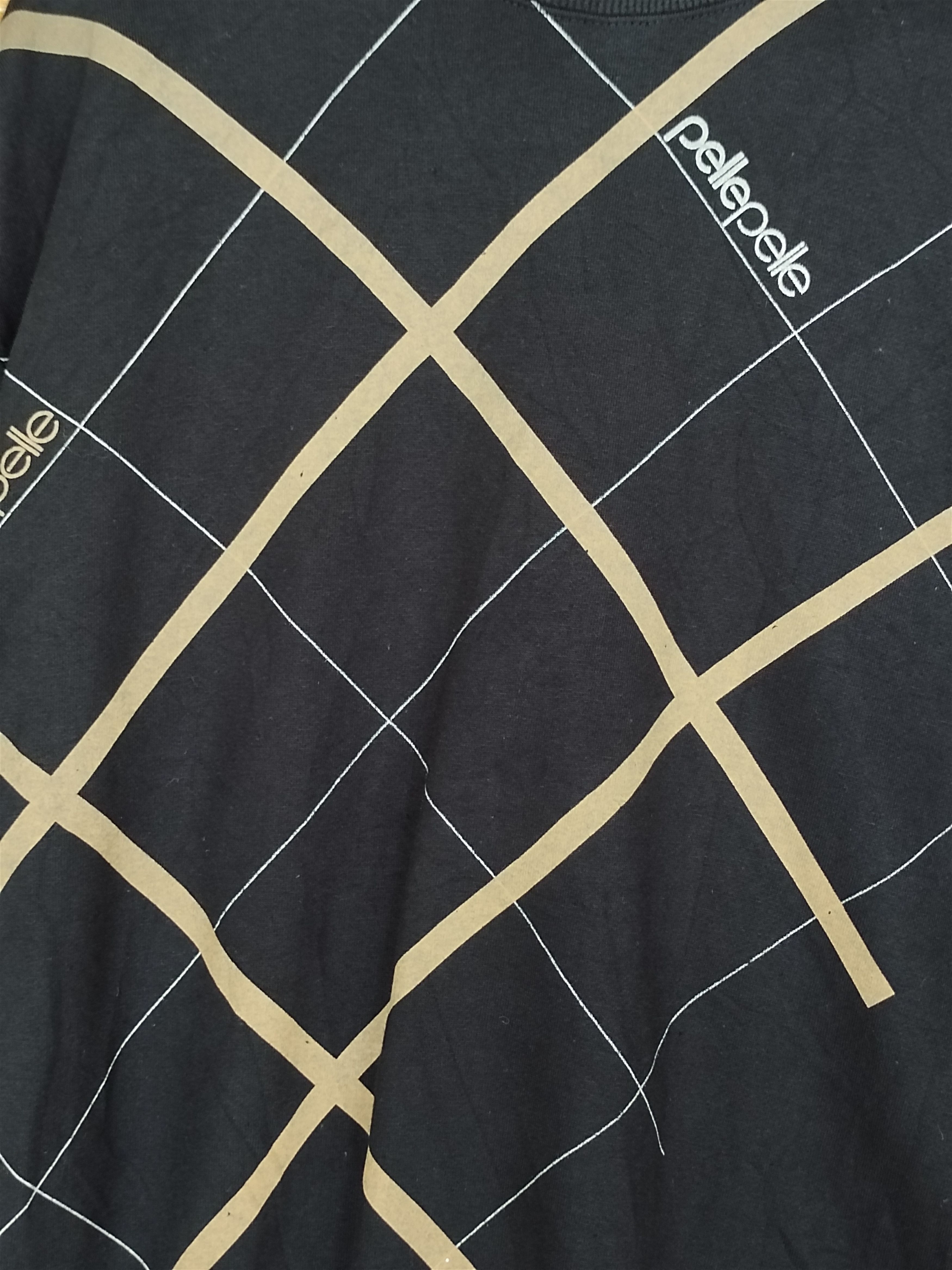 Pelle Pelle Vintage 90s PELLE PELLE Checkered Design Sweatshirt Size US XXL / EU 58 / 5 - 2 Thumbnail