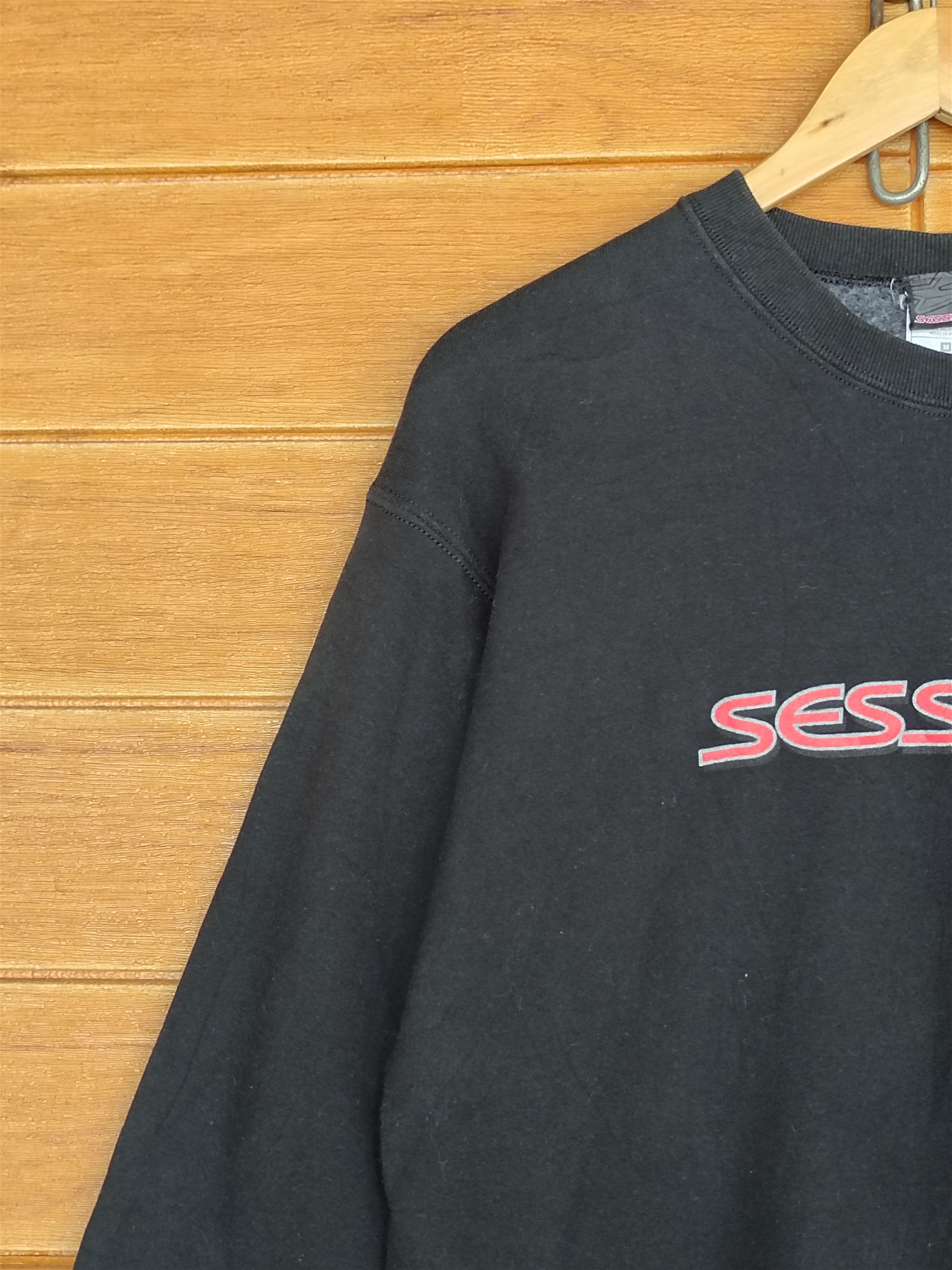 Sessions Vintage 90s SESSIONS Skateboard Spell Out Logo Sweatshirt Size US M / EU 48-50 / 2 - 5 Thumbnail