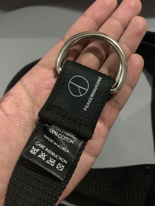 peaceminusone PMO O-Ring Adjustable Black Belt | Grailed