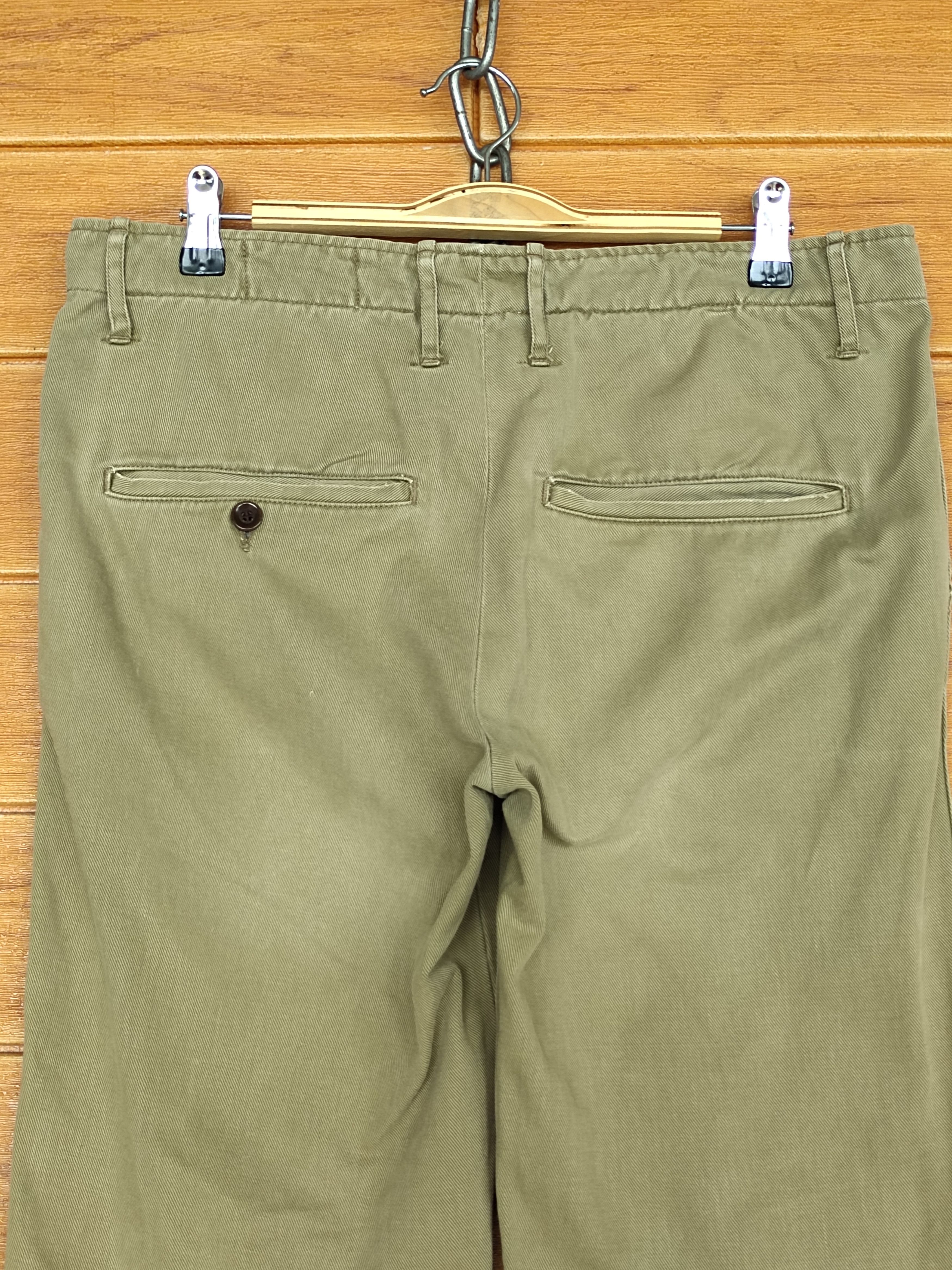 Chimala Vintage CHIMALA Japan Olive Green Khakis Pants Size US 30 / EU 46 - 12 Thumbnail