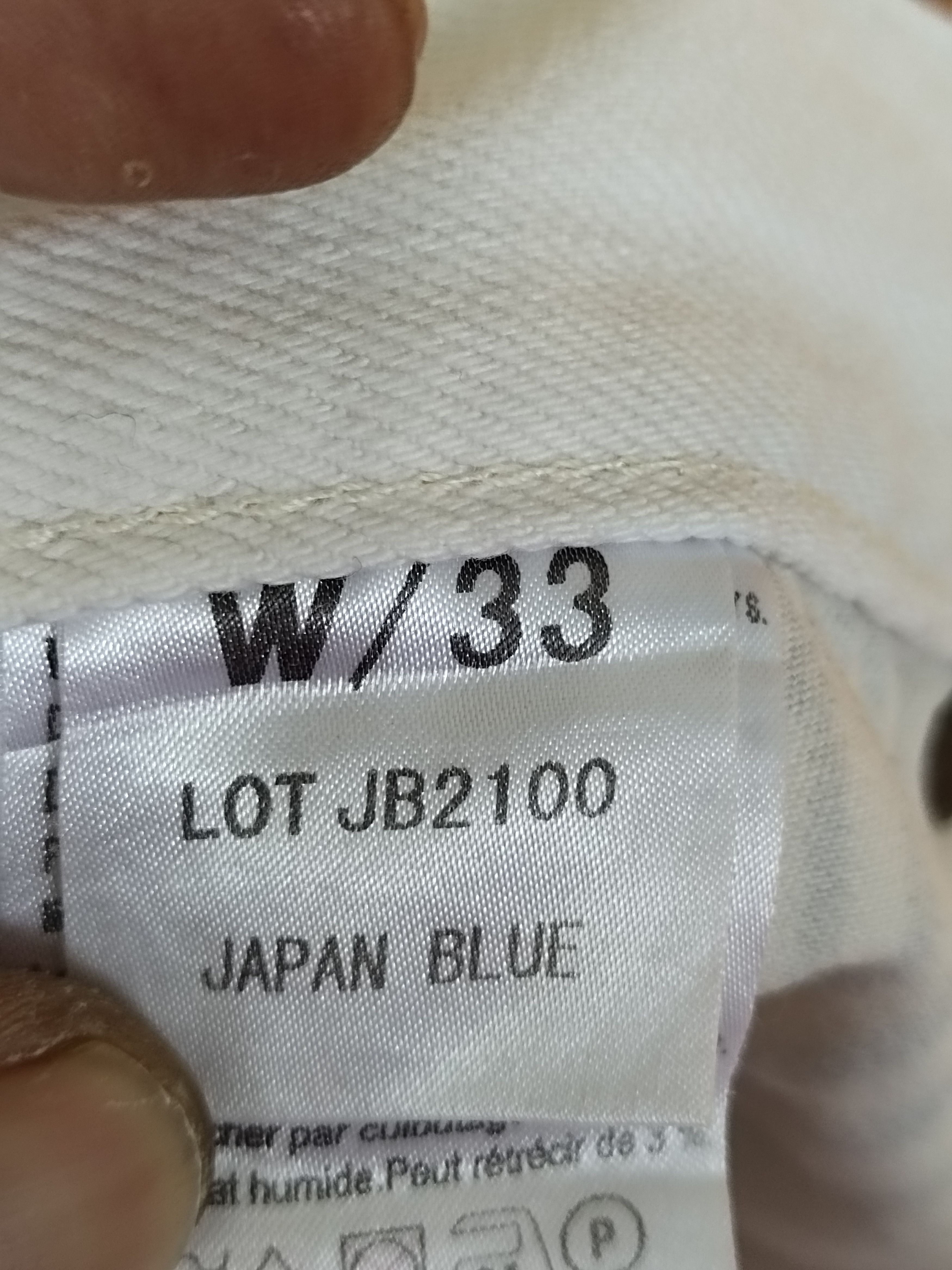 Japan Blue JAPAN BLUE LOT JB2100 Denim Jeans Size US 33 - 11 Thumbnail