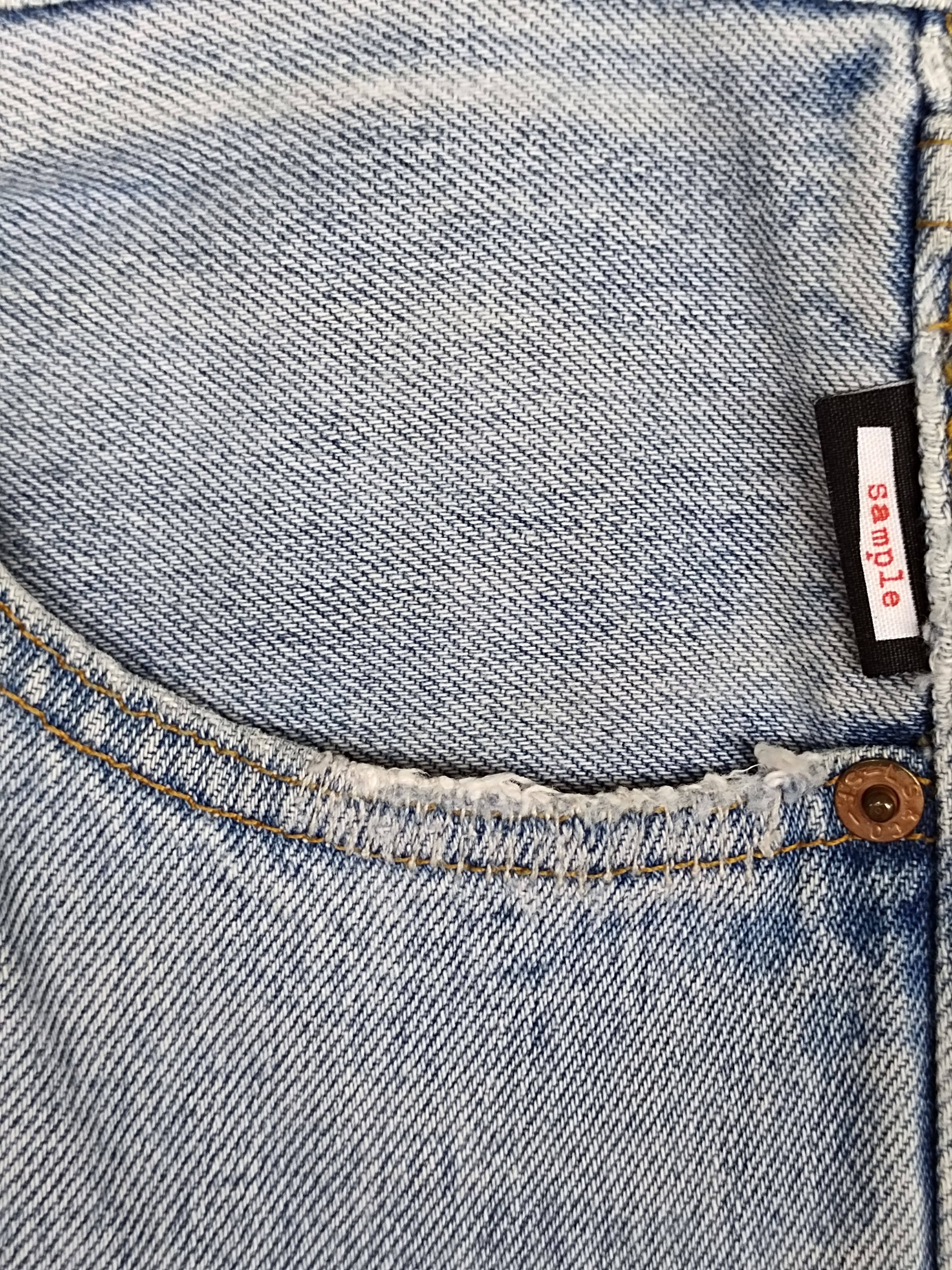 Levi's Vintage LEVIS 501 Reconstructed By SAMPLE Denim Size US 32 / EU 48 - 9 Thumbnail