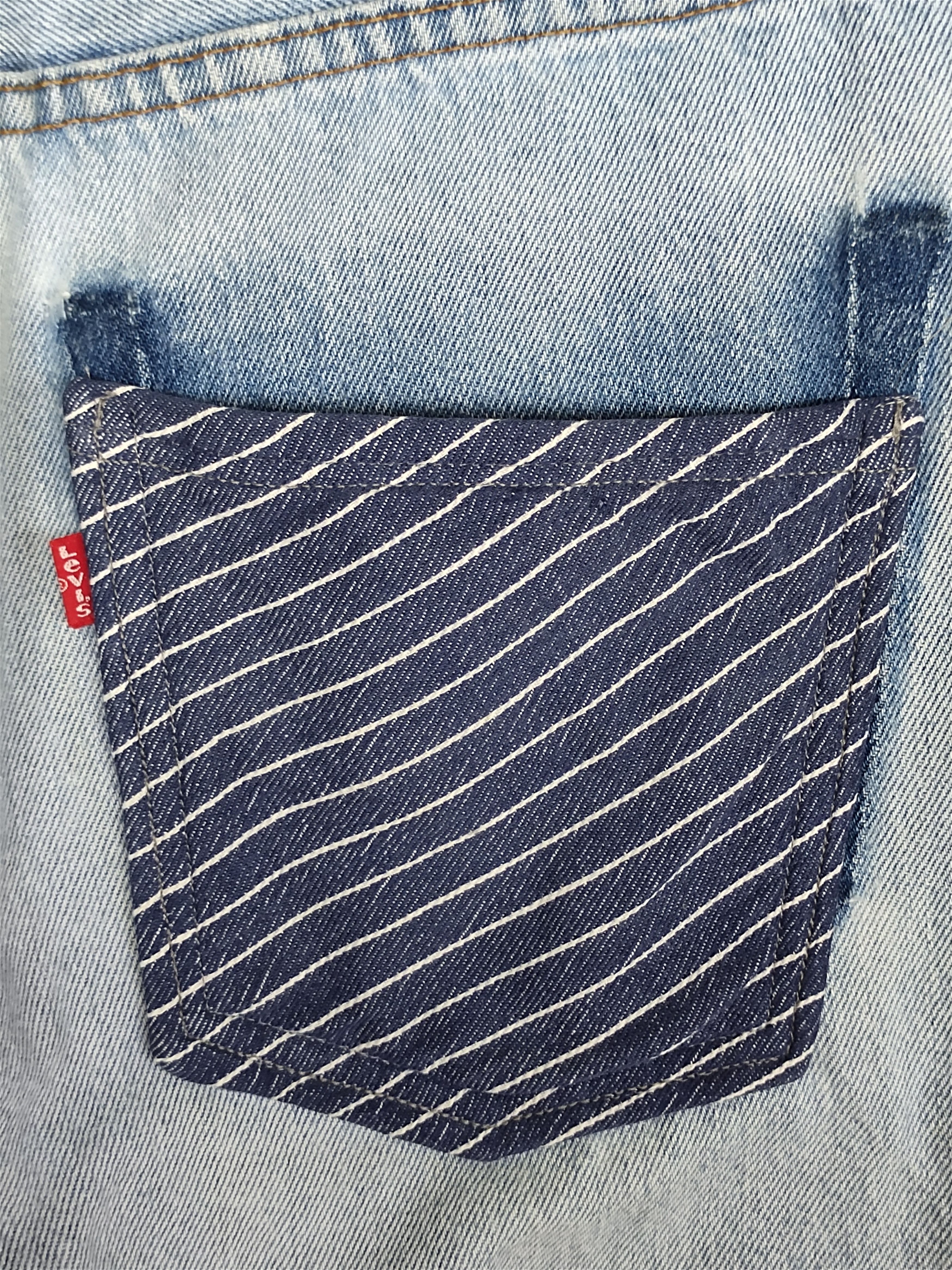 Levi's Vintage LEVIS 501 Reconstructed By SAMPLE Denim Size US 32 / EU 48 - 14 Thumbnail