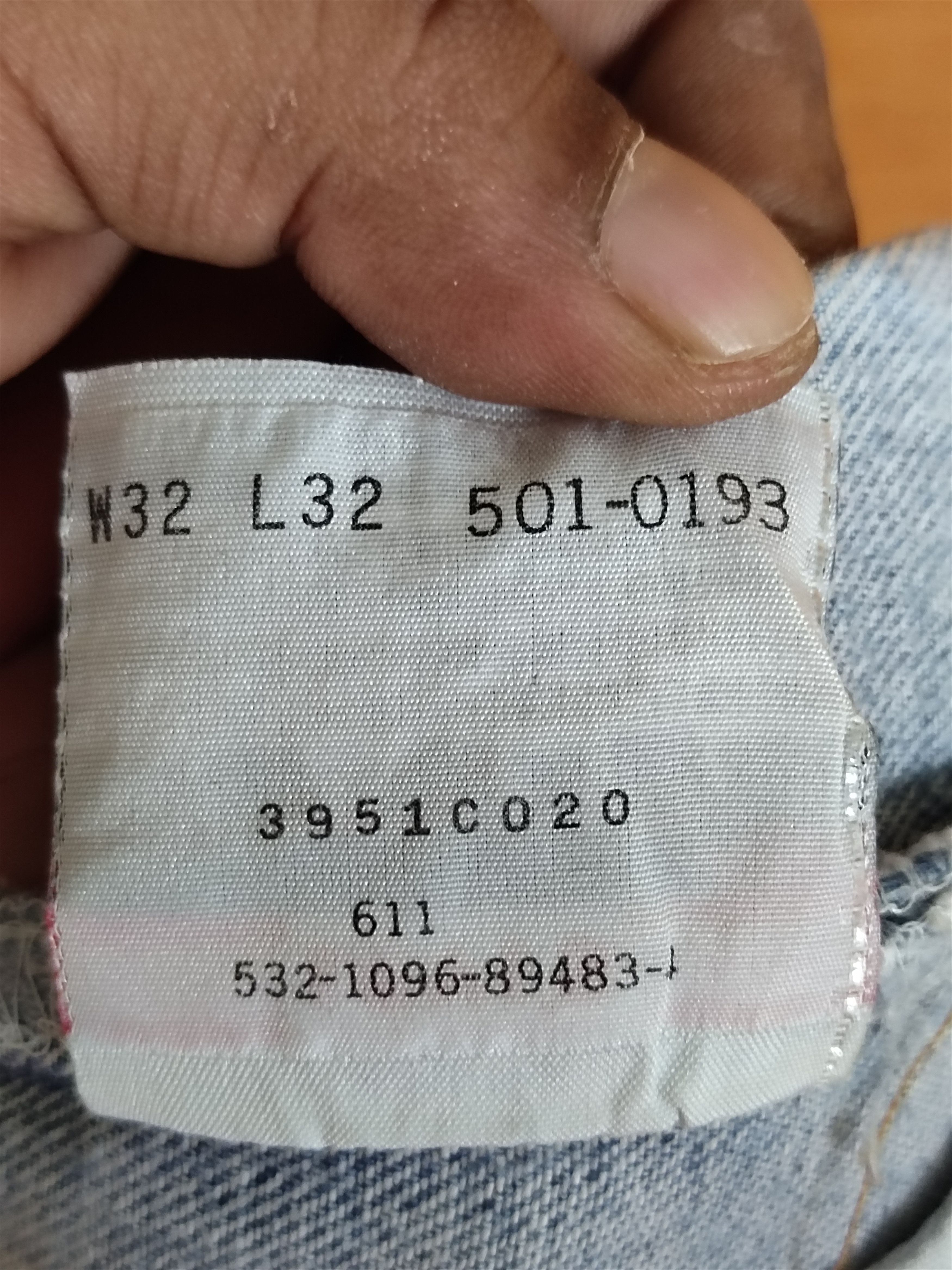 Levi's Vintage LEVIS 501 Reconstructed By SAMPLE Denim Size US 32 / EU 48 - 25 Thumbnail
