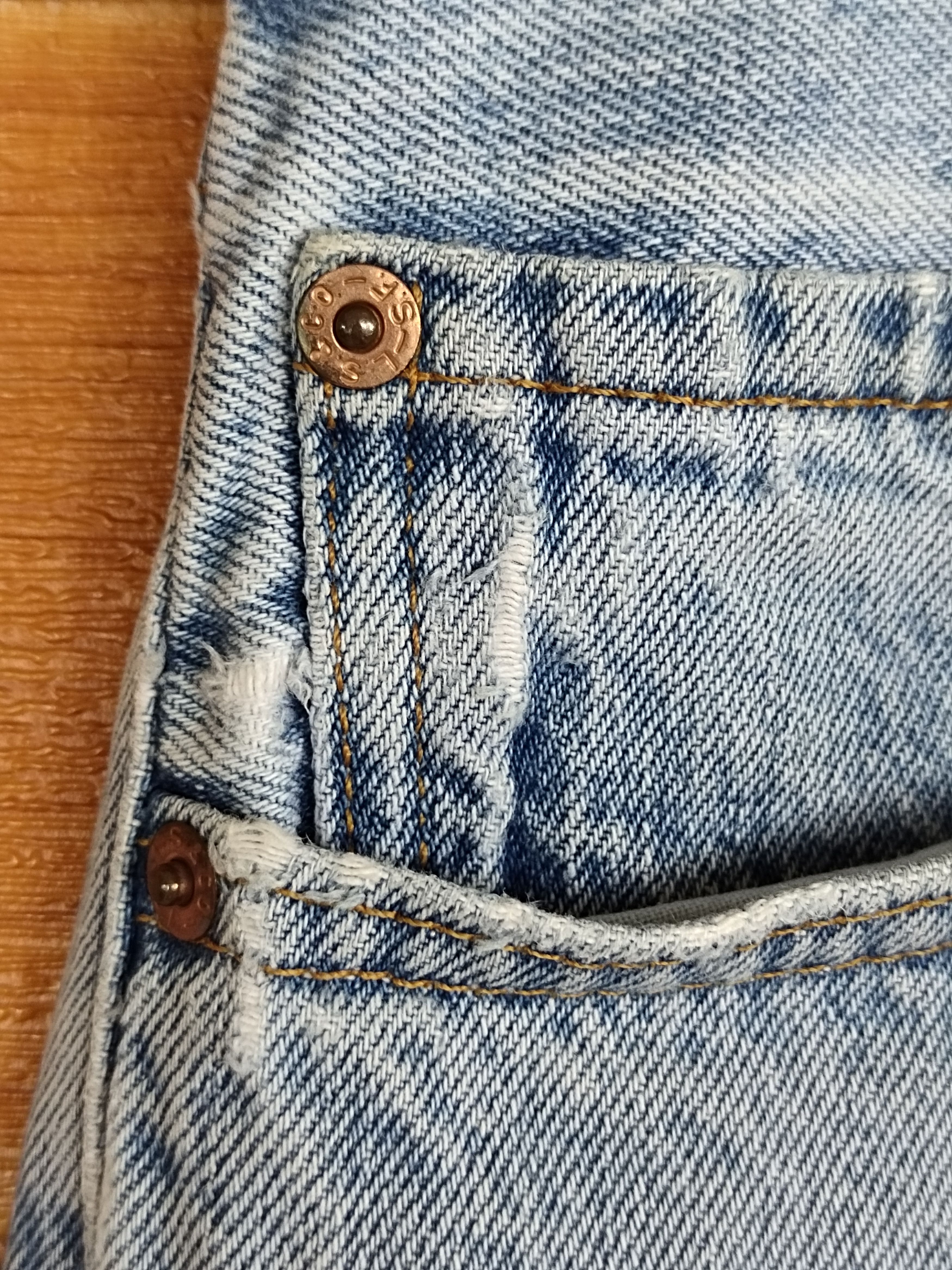 Levi's Vintage LEVIS 501 Reconstructed By SAMPLE Denim Size US 32 / EU 48 - 10 Thumbnail