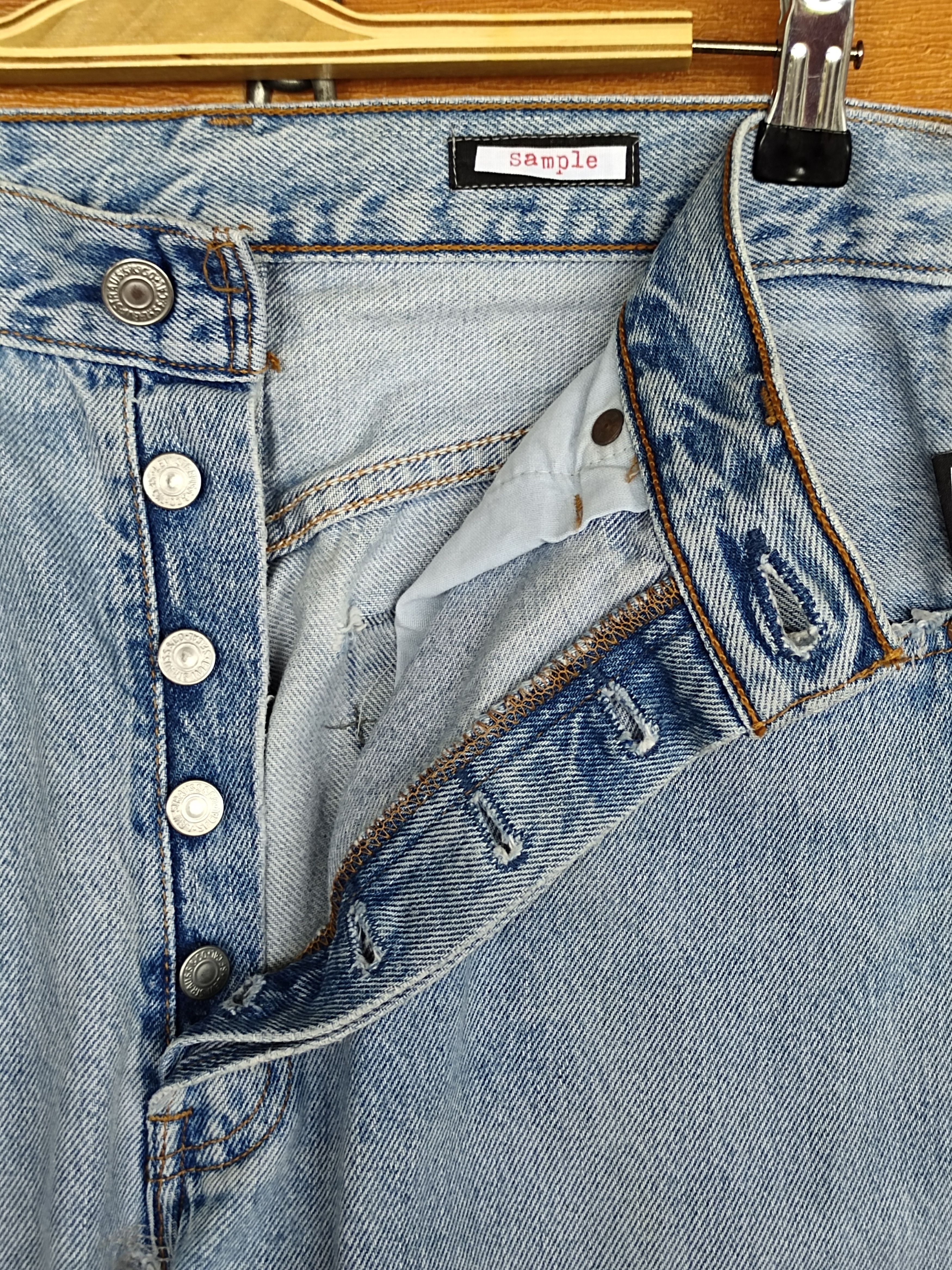 Levi's Vintage LEVIS 501 Reconstructed By SAMPLE Denim Size US 32 / EU 48 - 21 Thumbnail