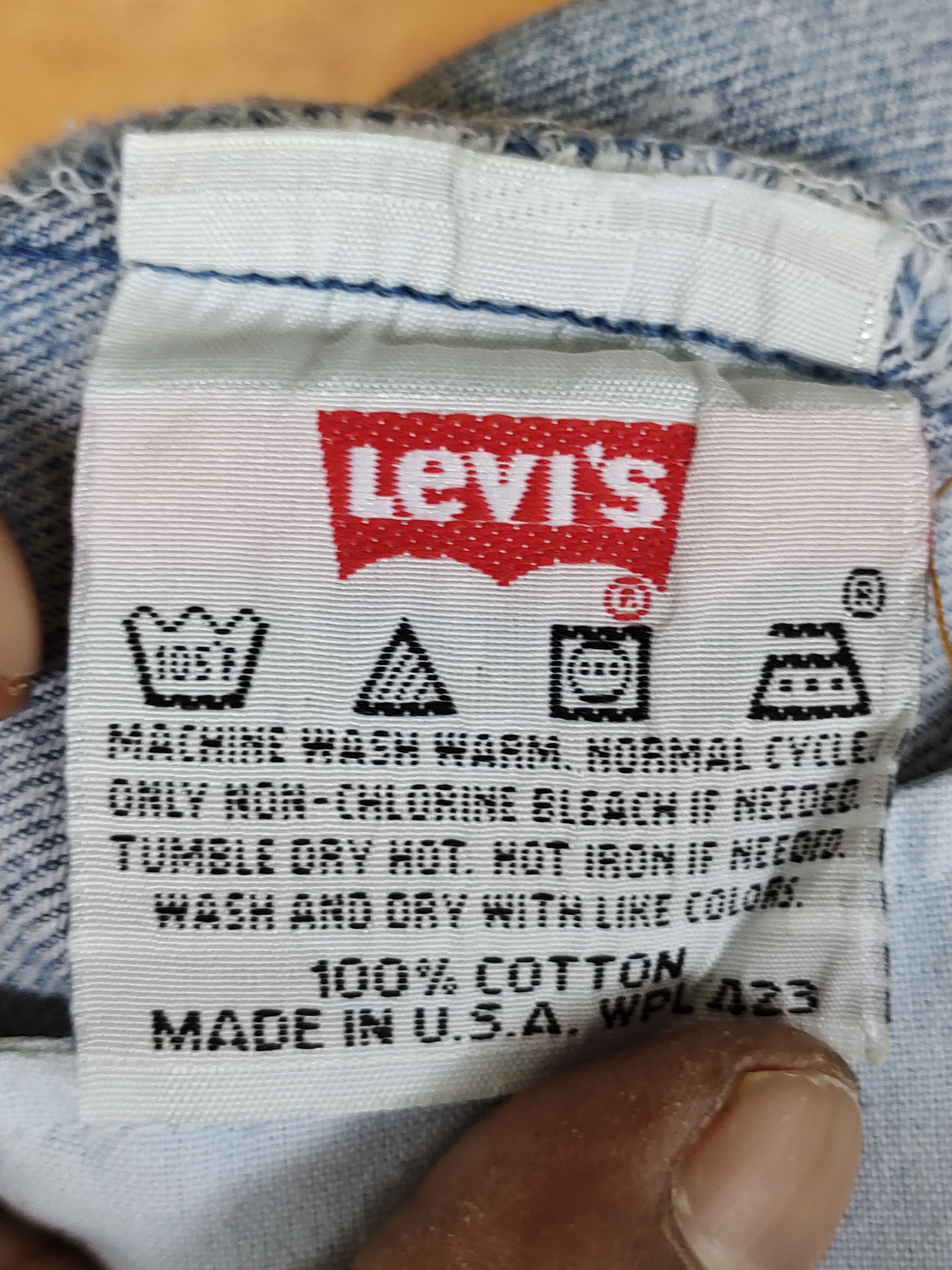 Levi's Vintage LEVIS 501 Reconstructed By SAMPLE Denim Size US 32 / EU 48 - 24 Thumbnail