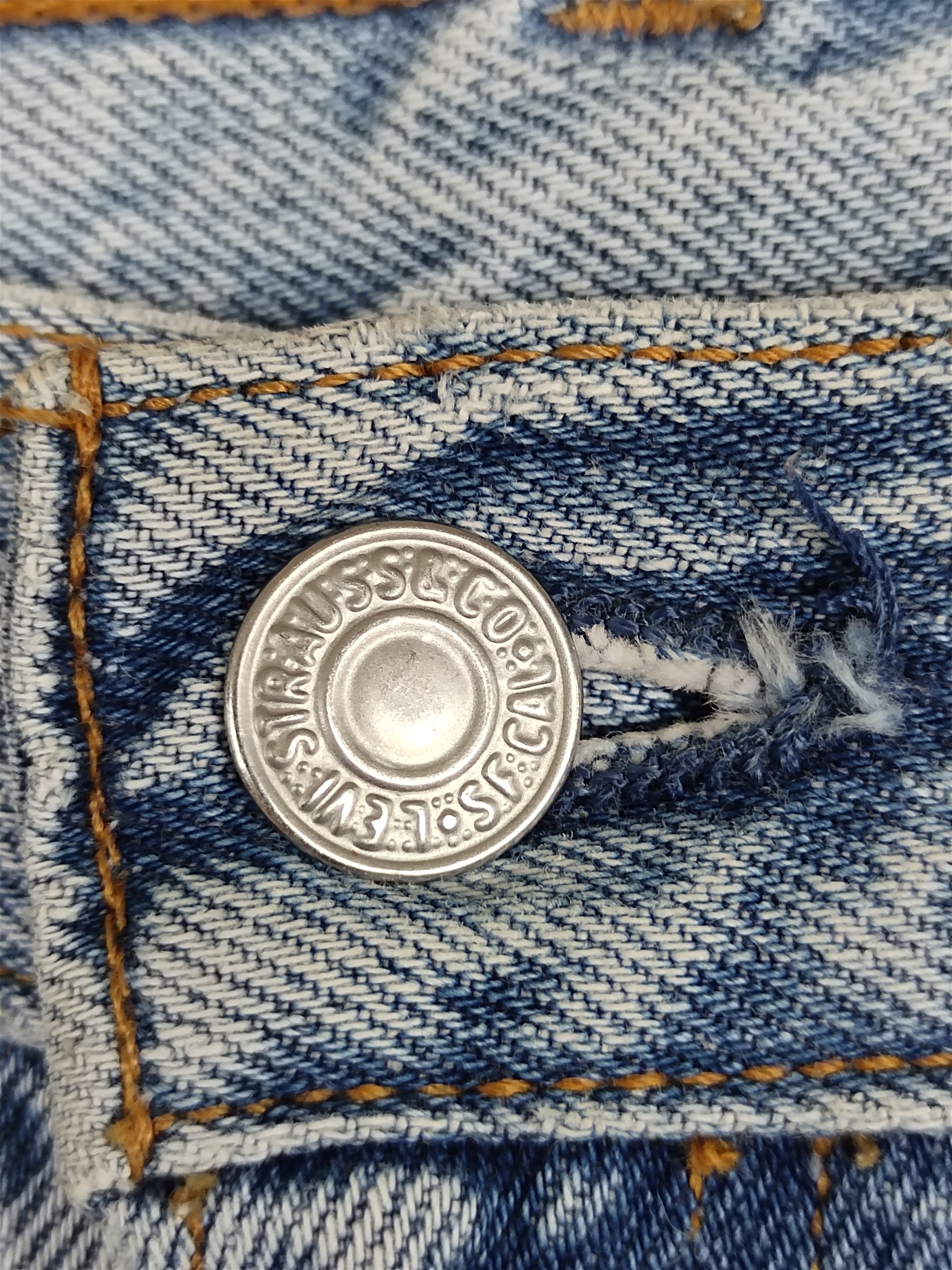 Levi's Vintage LEVIS 501 Reconstructed By SAMPLE Denim Size US 32 / EU 48 - 20 Thumbnail