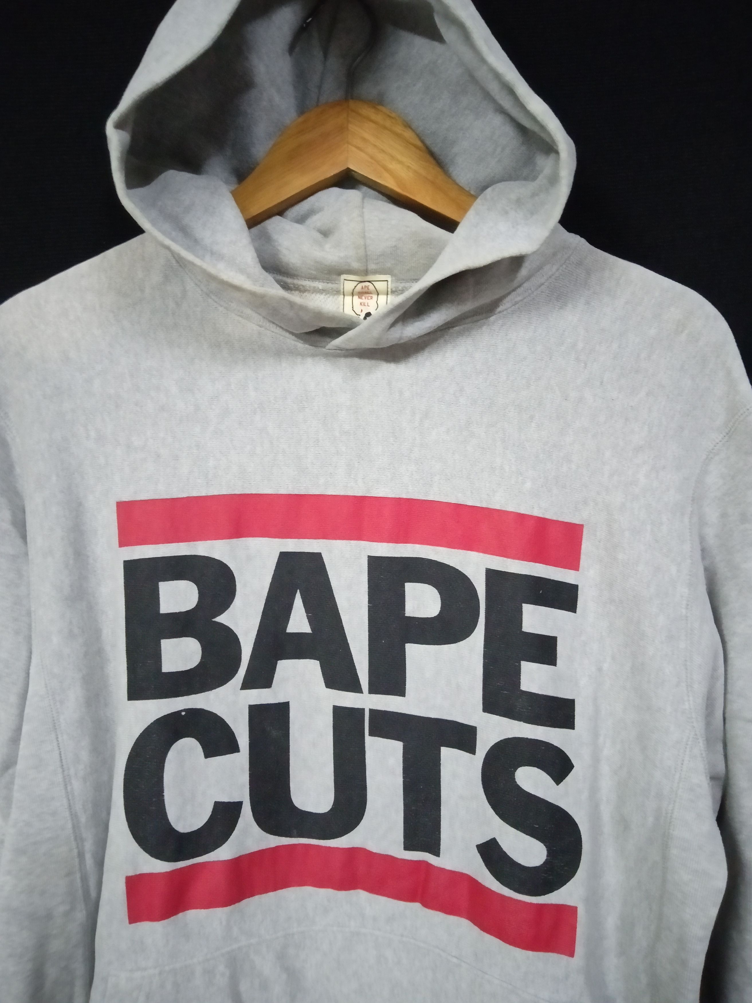 Bape × Vintage VTG BAPE PULLOVER HOODIE Size US M / EU 48-50 / 2 - 3 Thumbnail