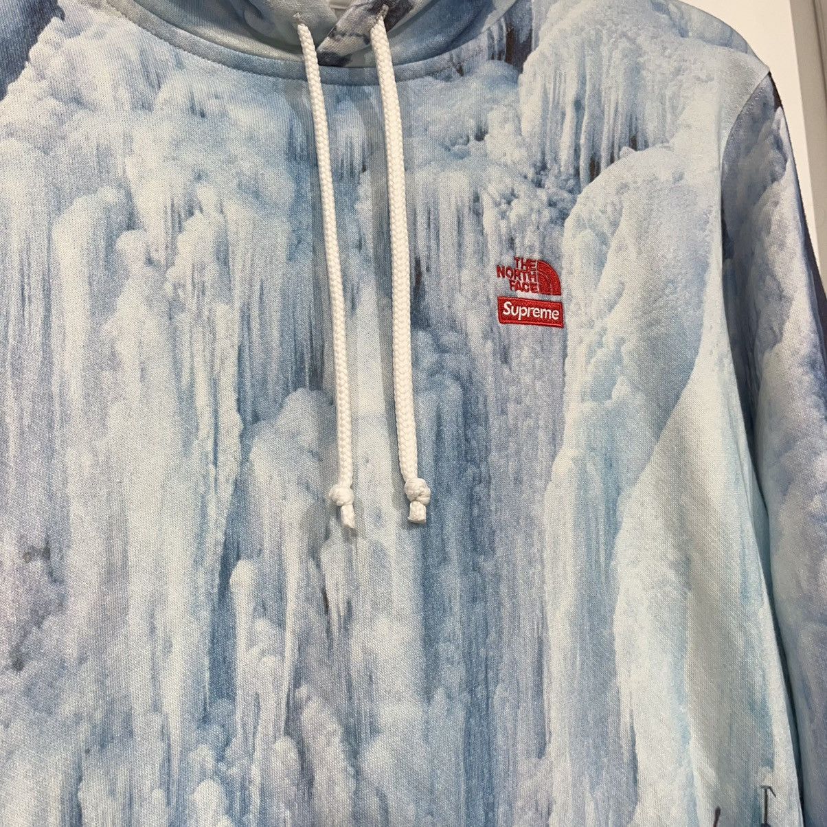 Supreme The North Face Ice Climb Hoodie Blue