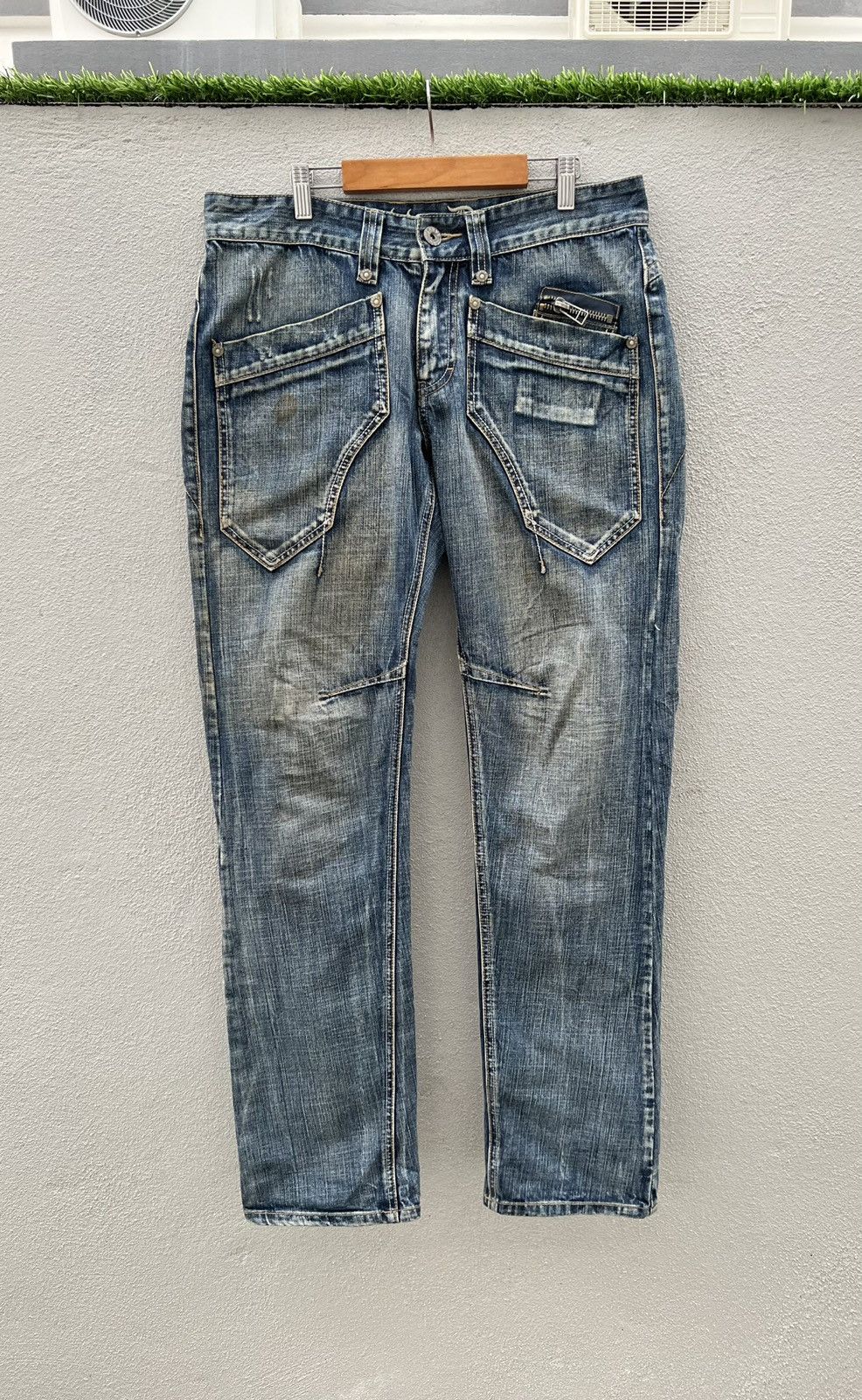 Vintage Mr. Men Little Miss Embroidered Denim Jeans Size W30