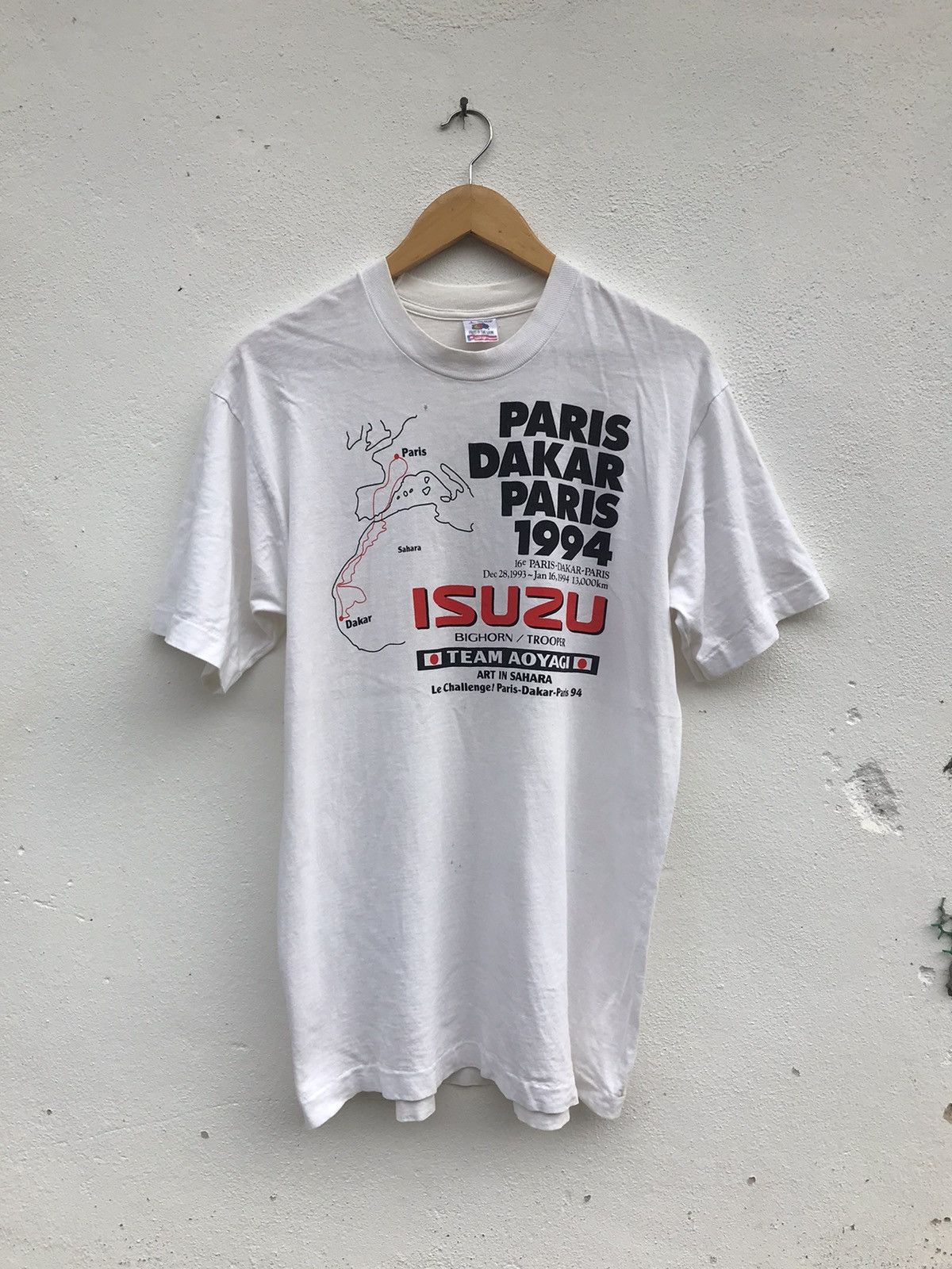Vintage Vintage 90s Isuzu Rally Dakkar shirt Size US L / EU 52-54 / 3 - 1 Thumbnail