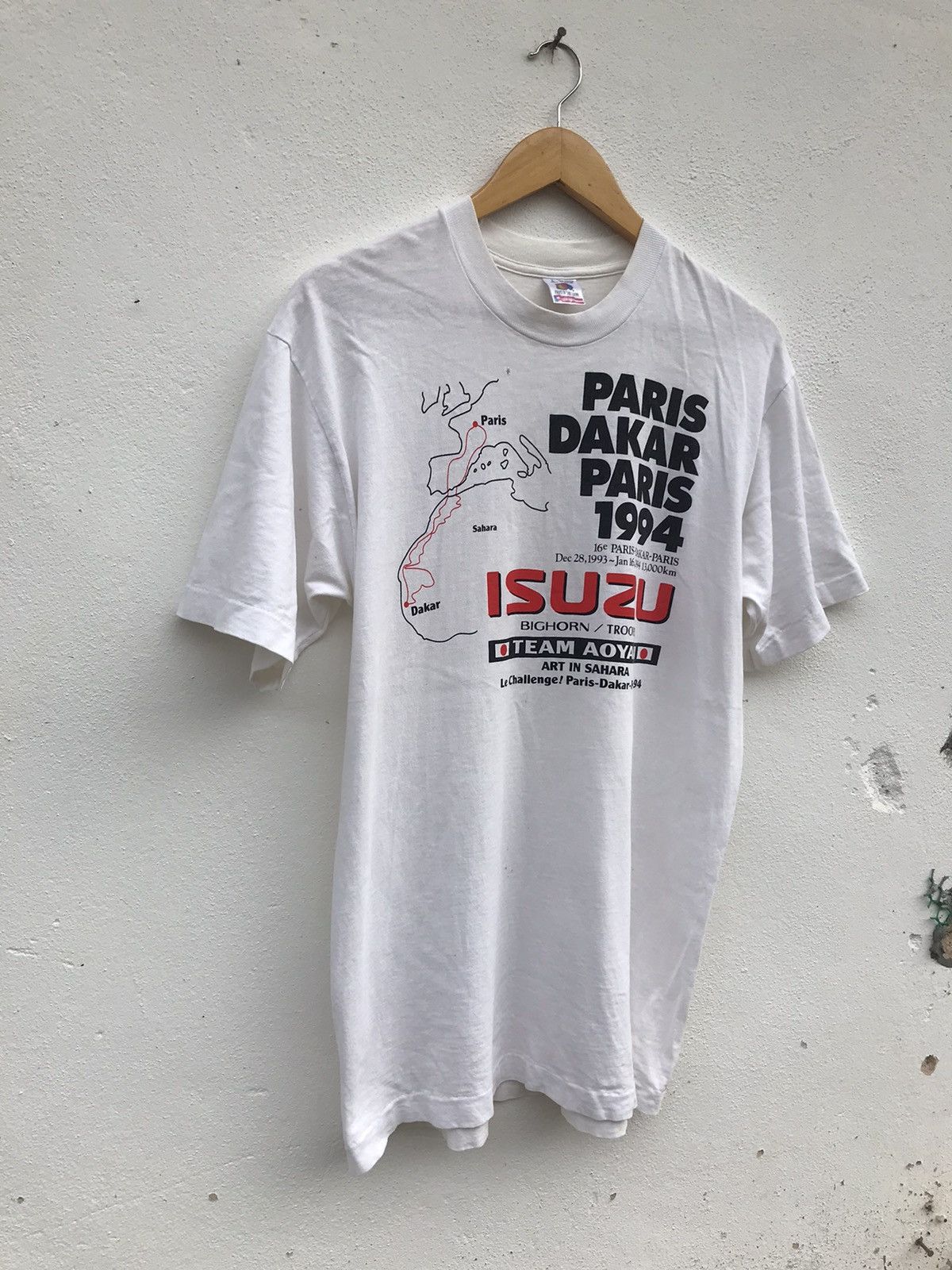 Vintage Vintage 90s Isuzu Rally Dakkar shirt Size US L / EU 52-54 / 3 - 2 Thumbnail