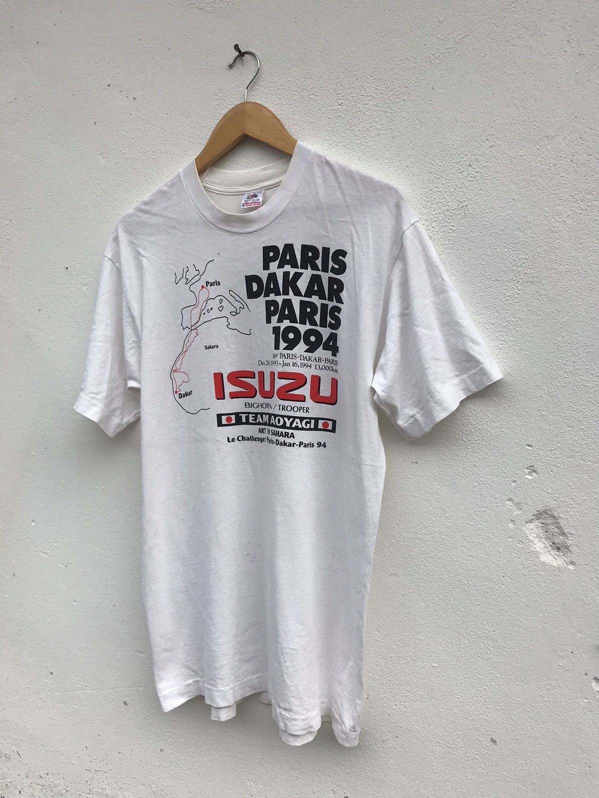 Vintage Vintage 90s Isuzu Rally Dakkar shirt Size US L / EU 52-54 / 3 - 3 Thumbnail