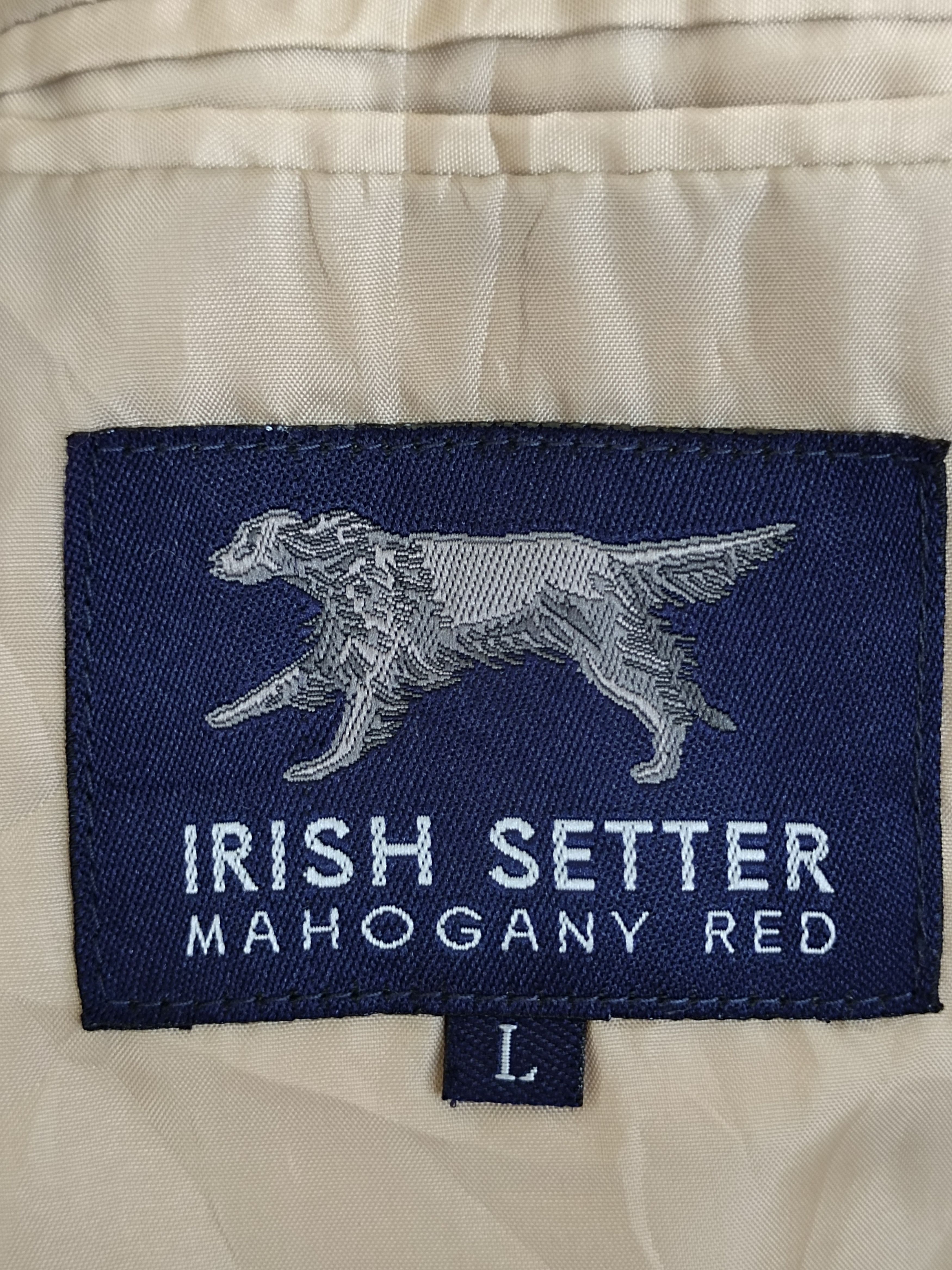 Vintage IRISH SETTER Mahogany Red Hemp Blend Jacket