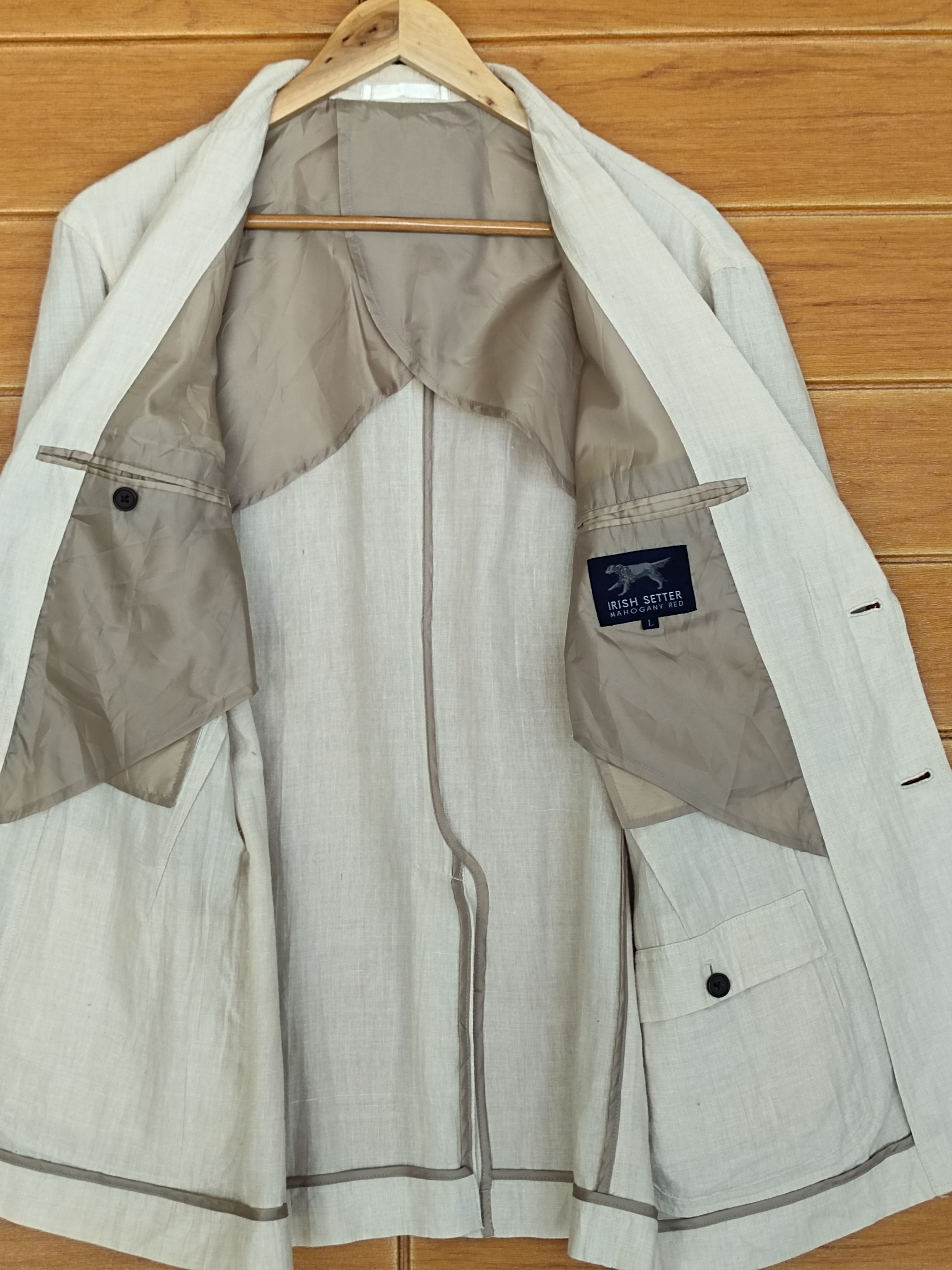Vintage IRISH SETTER Mahogany Red Hemp Blend Jacket