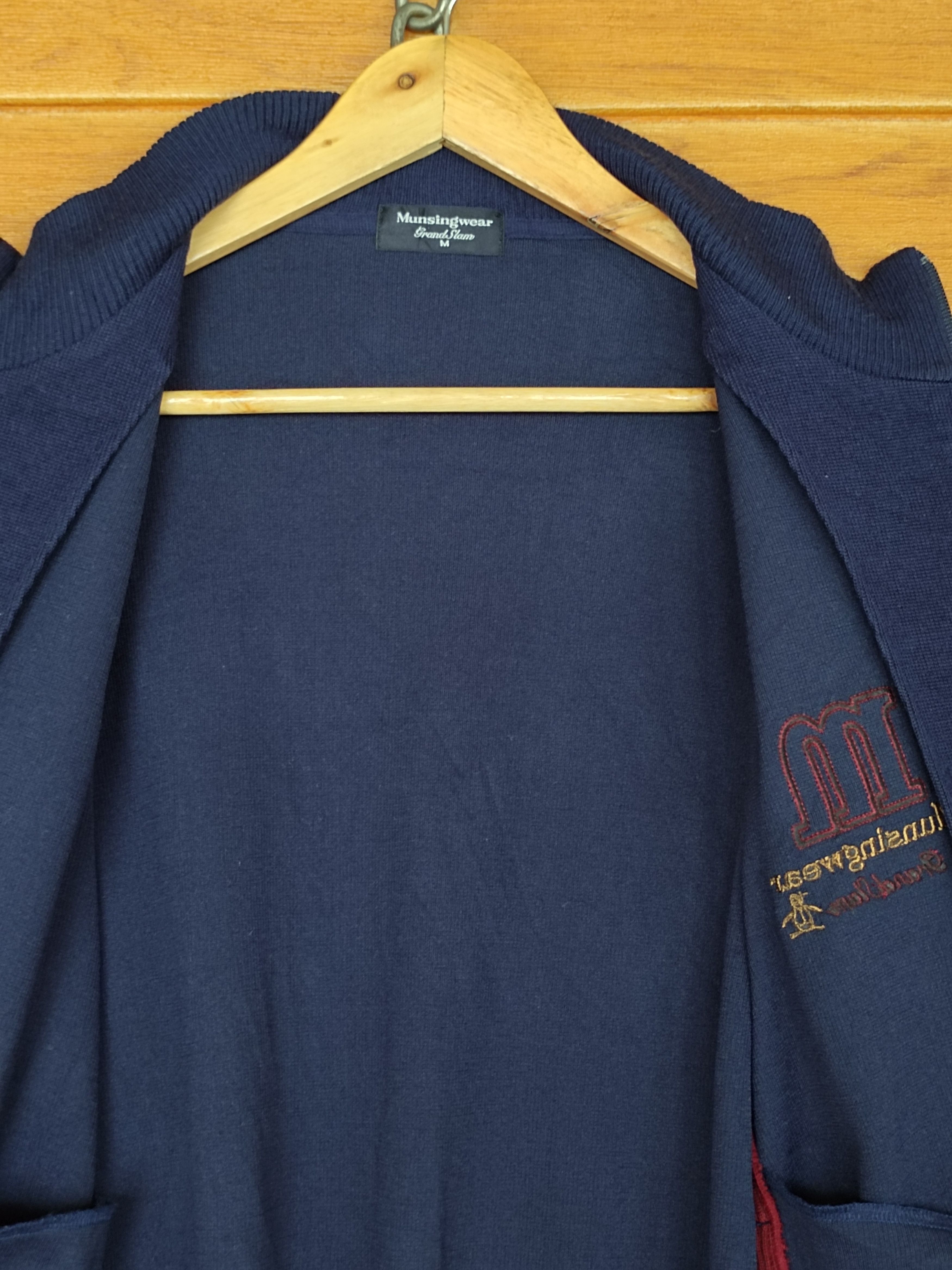 Grand Slam Vintage 90s MUNSINGWEAR Grand Slam Zipper Sweater Size US M / EU 48-50 / 2 - 10 Thumbnail