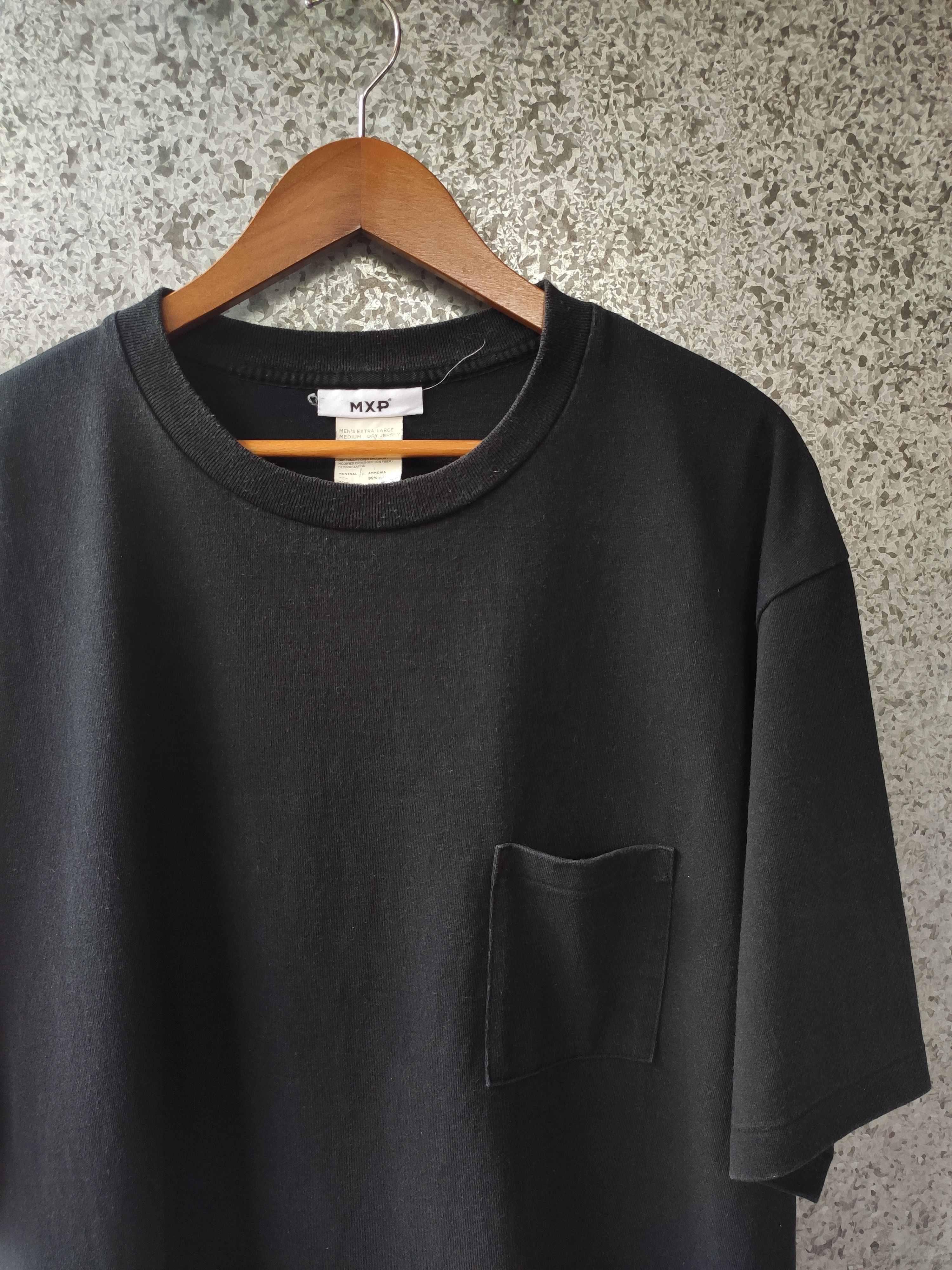 Japanese Brand MXP plain t shirt single pocket Size US L / EU 52-54 / 3 - 2 Thumbnail