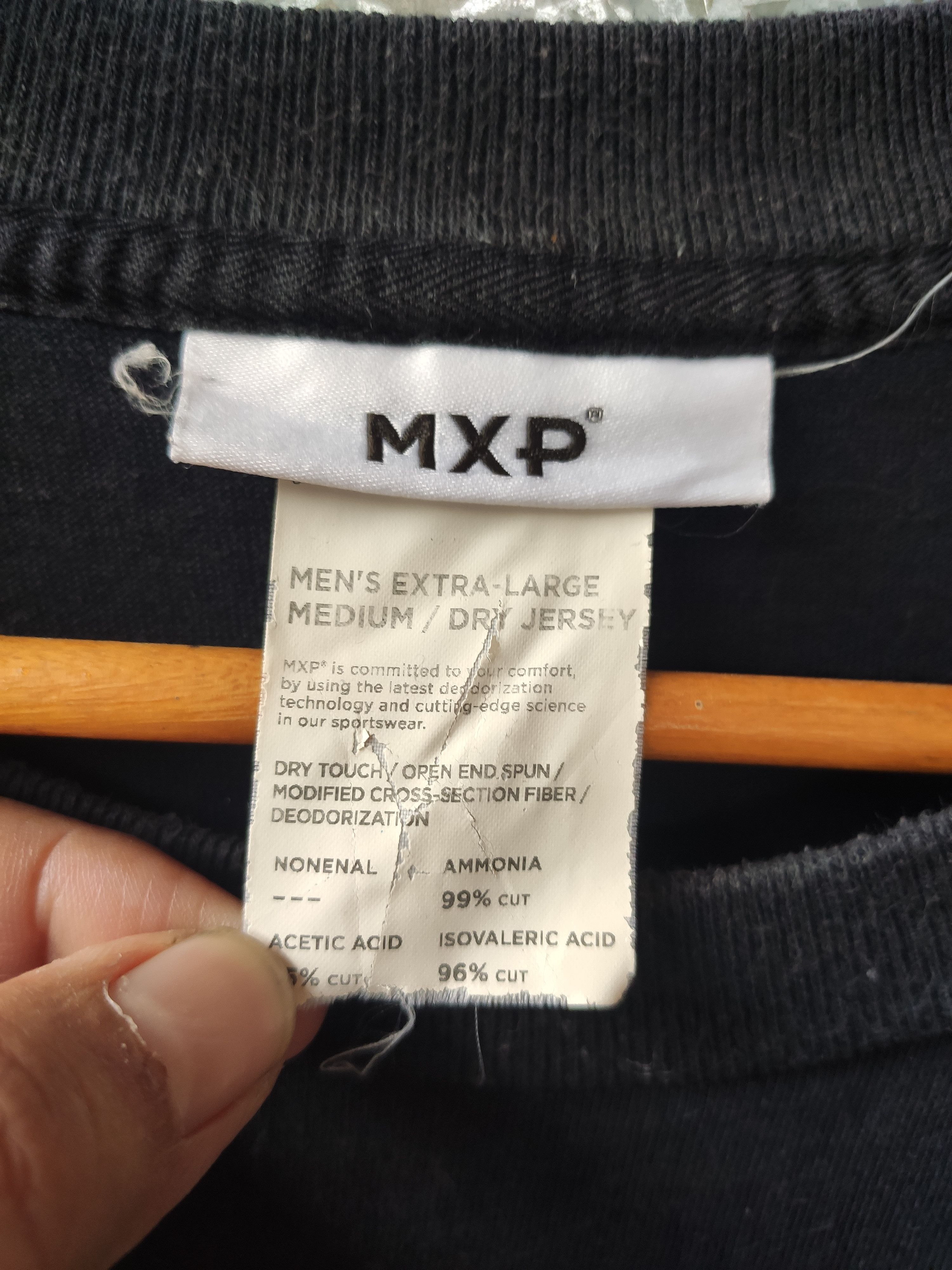 Japanese Brand MXP plain t shirt single pocket Size US L / EU 52-54 / 3 - 7 Thumbnail