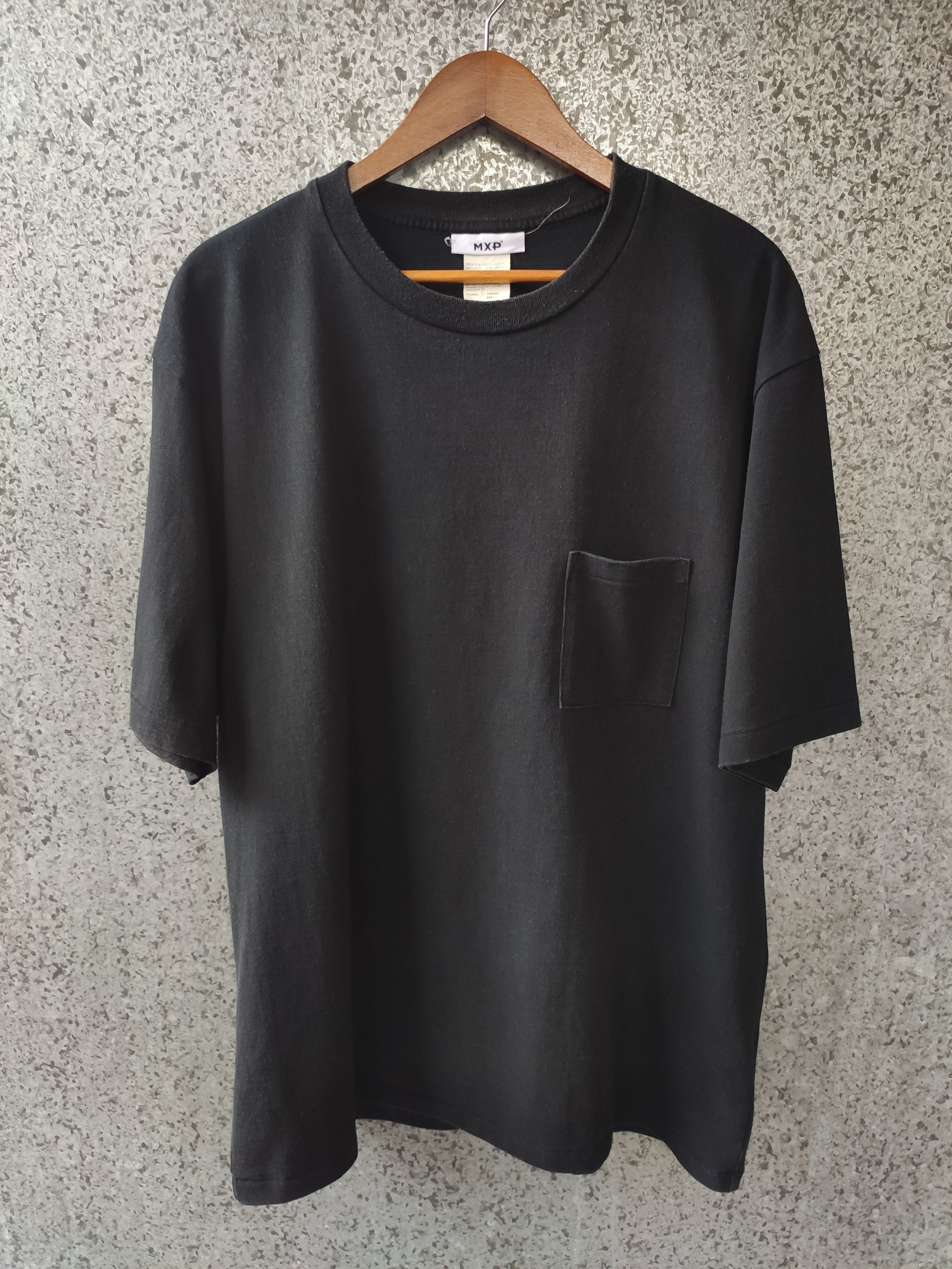 Japanese Brand MXP plain t shirt single pocket Size US L / EU 52-54 / 3 - 1 Thumbnail