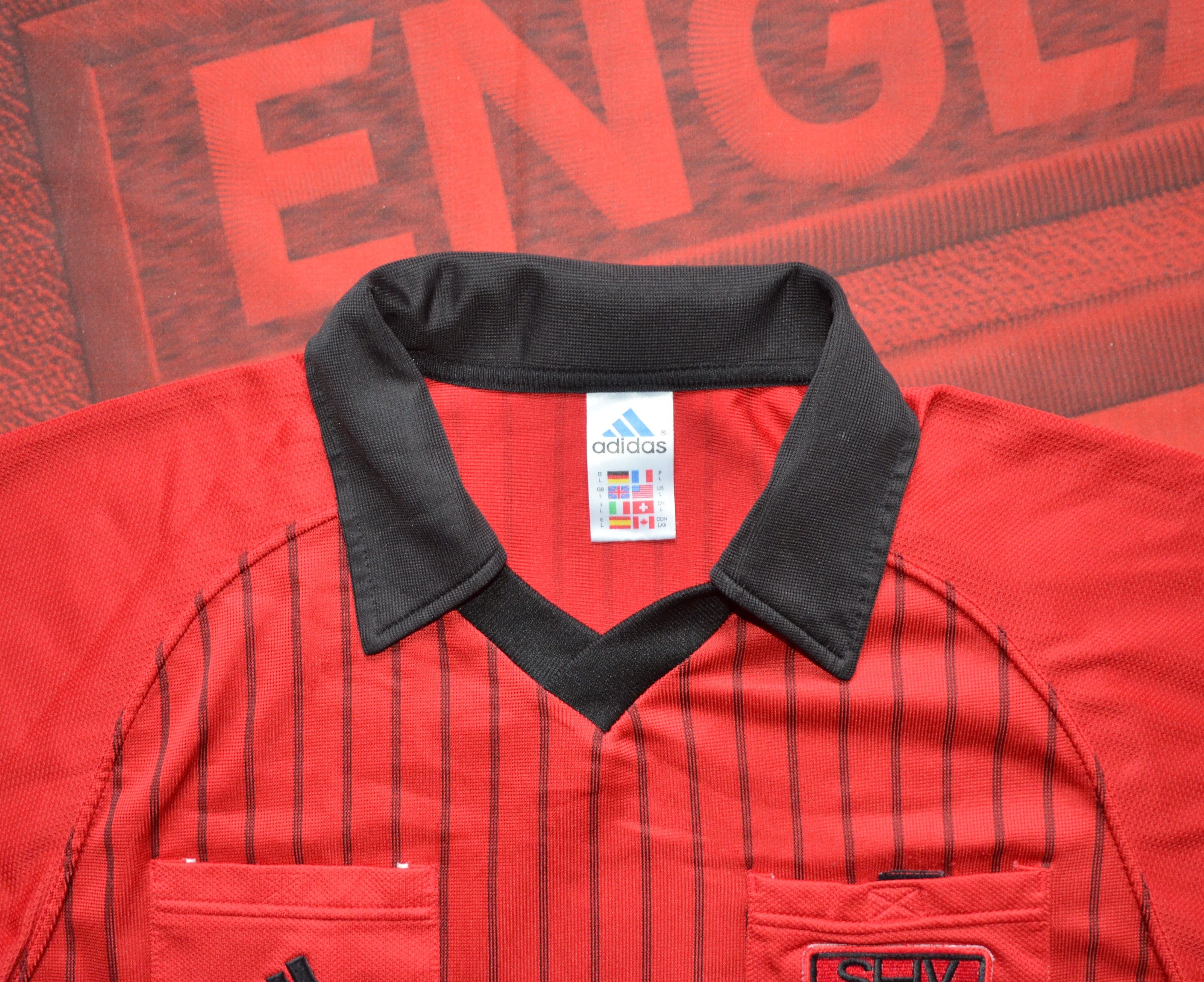 Adidas × Vintage Vintage Adidas Men's Handball Referee Jersey Switzerland Size US L / EU 52-54 / 3 - 5 Thumbnail