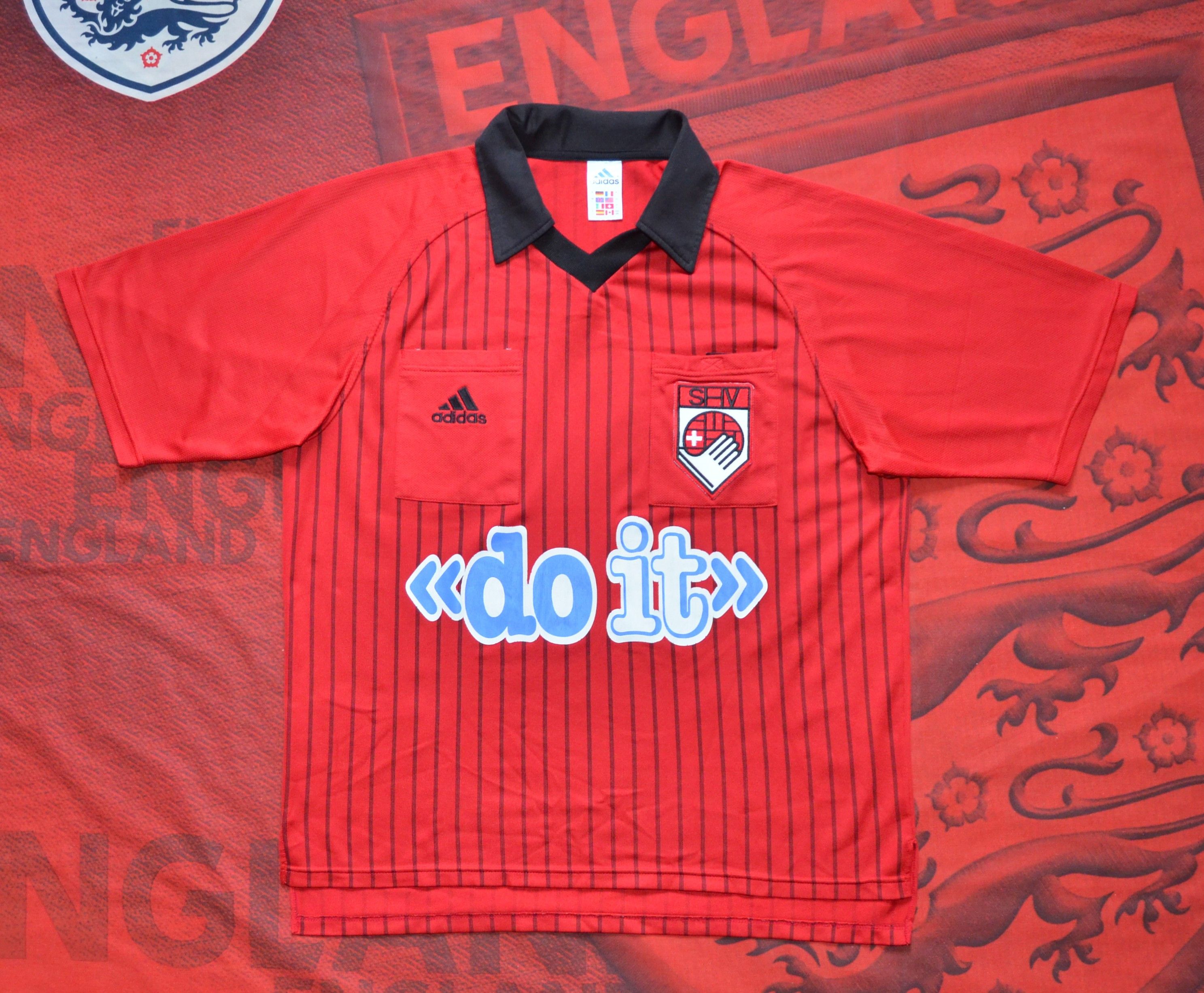 Adidas × Vintage Vintage Adidas Men's Handball Referee Jersey Switzerland Size US L / EU 52-54 / 3 - 23 Thumbnail