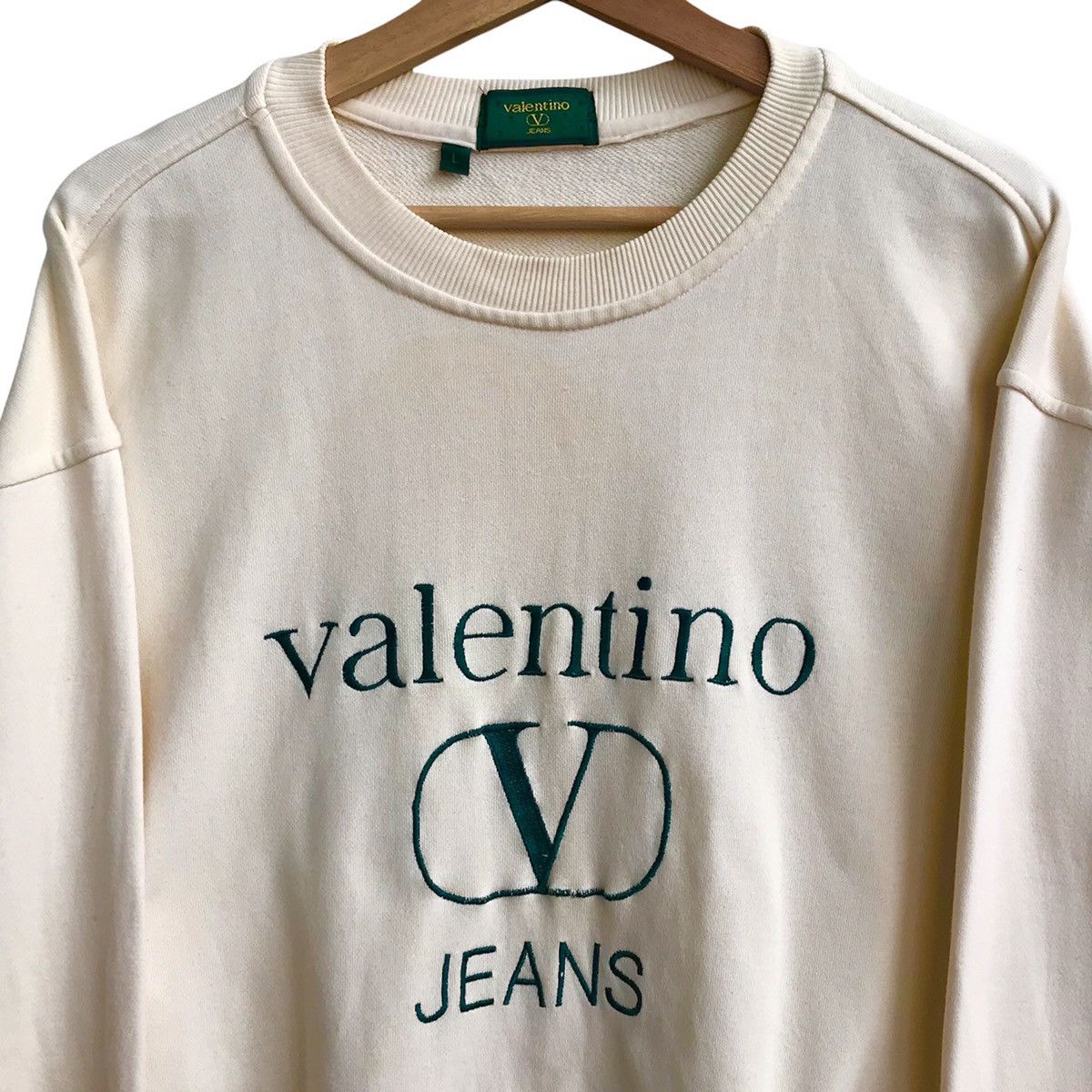 Vintage Valentino Embroidered Logo Sweatshirt