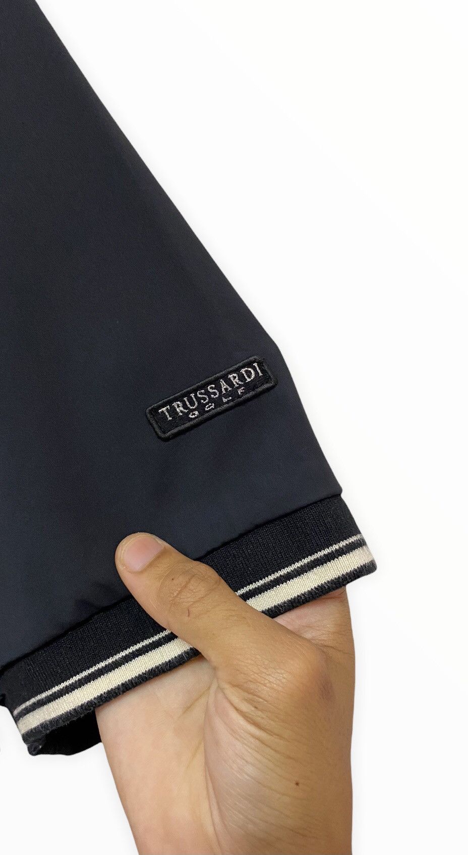 Trussardi TRUSSARDI GOLF BACK LOGO EMBROIDERED HEAT RINGER TEE Size US L / EU 52-54 / 3 - 7 Thumbnail