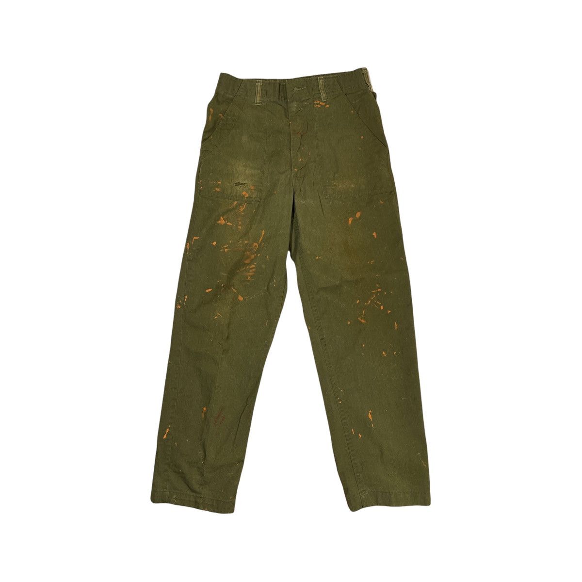 Vintage 70s OG 107 Paint Splattered Pants Size US 30 / EU 46 - 1 Thumbnail