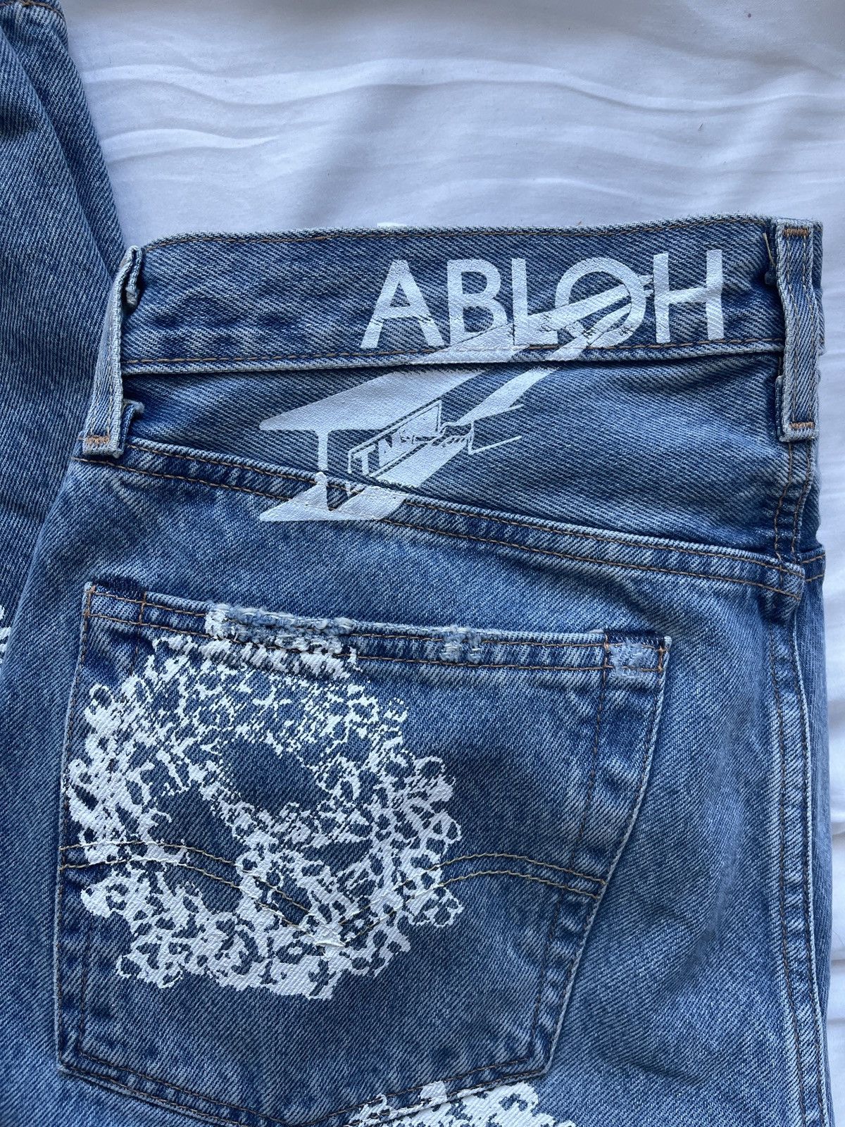 DENIM TEARS Denim Tears x Virgil Abloh Sz 33x32 New off white tiers |  Grailed