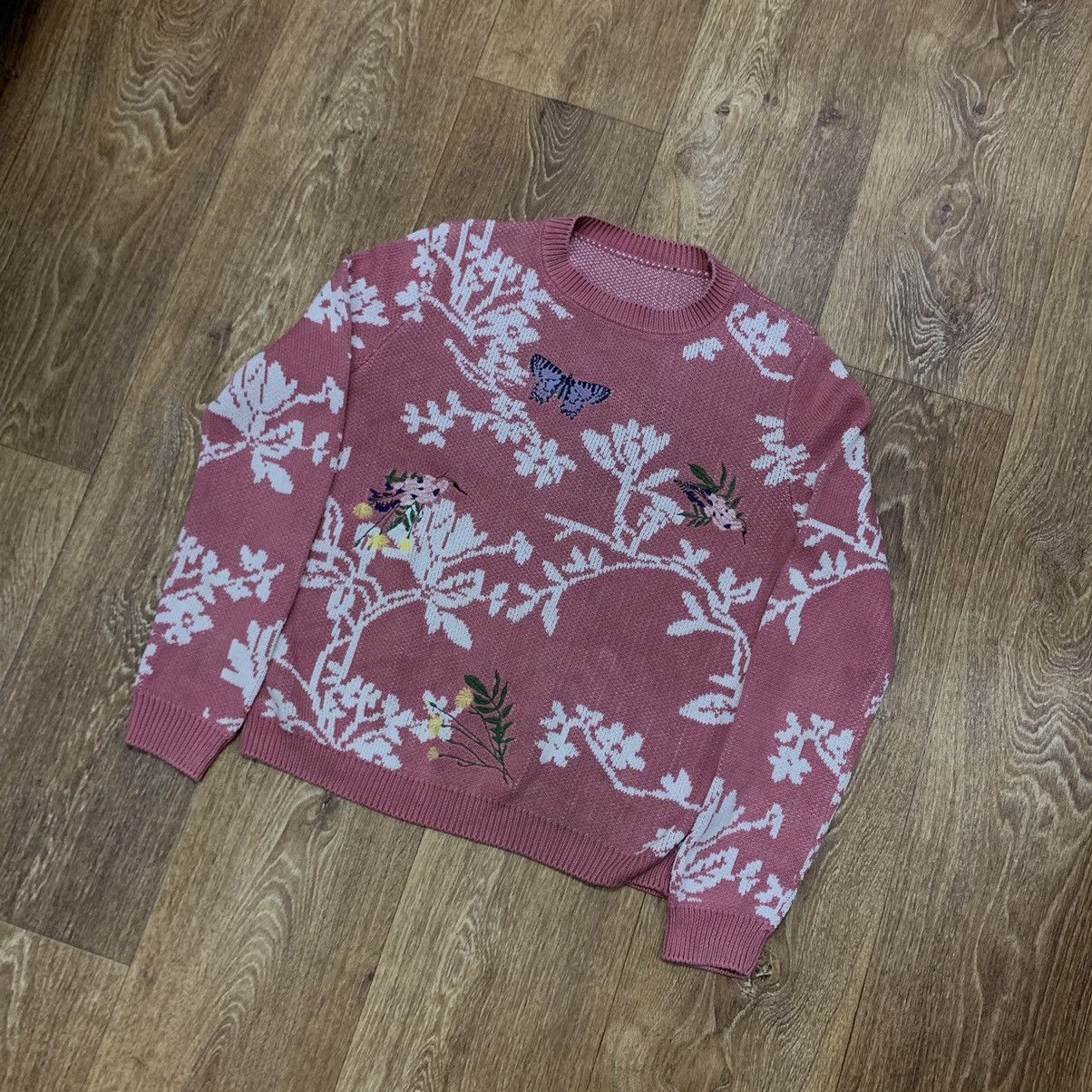 Vintage Vintage Y2K Pink Sweater Playboicarti Style Streetwear Hype Size US S / EU 44-46 / 1 - 2 Thumbnail