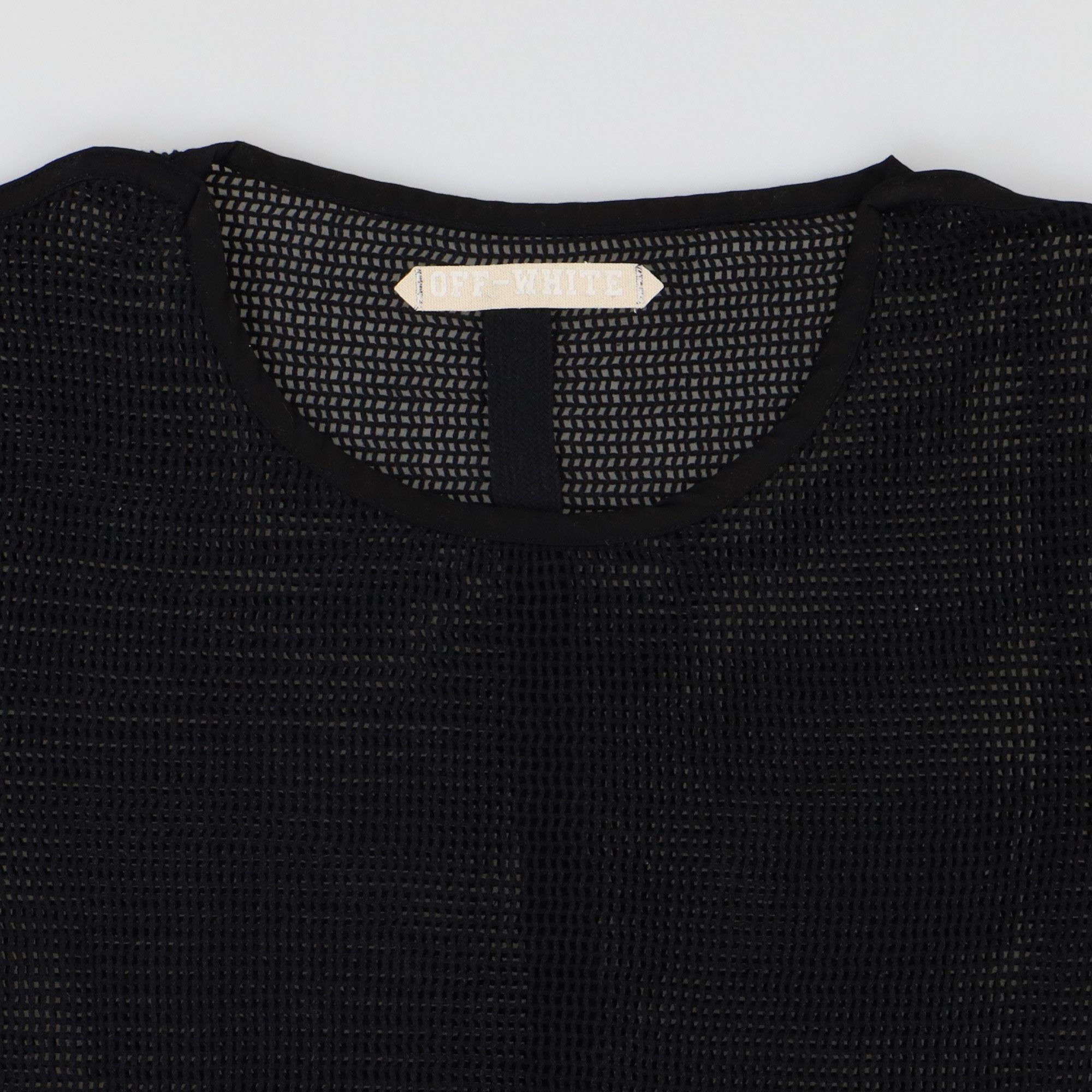 Off-White Black Mesh Rope T-Shirt Size US S / EU 44-46 / 1 - 4 Thumbnail