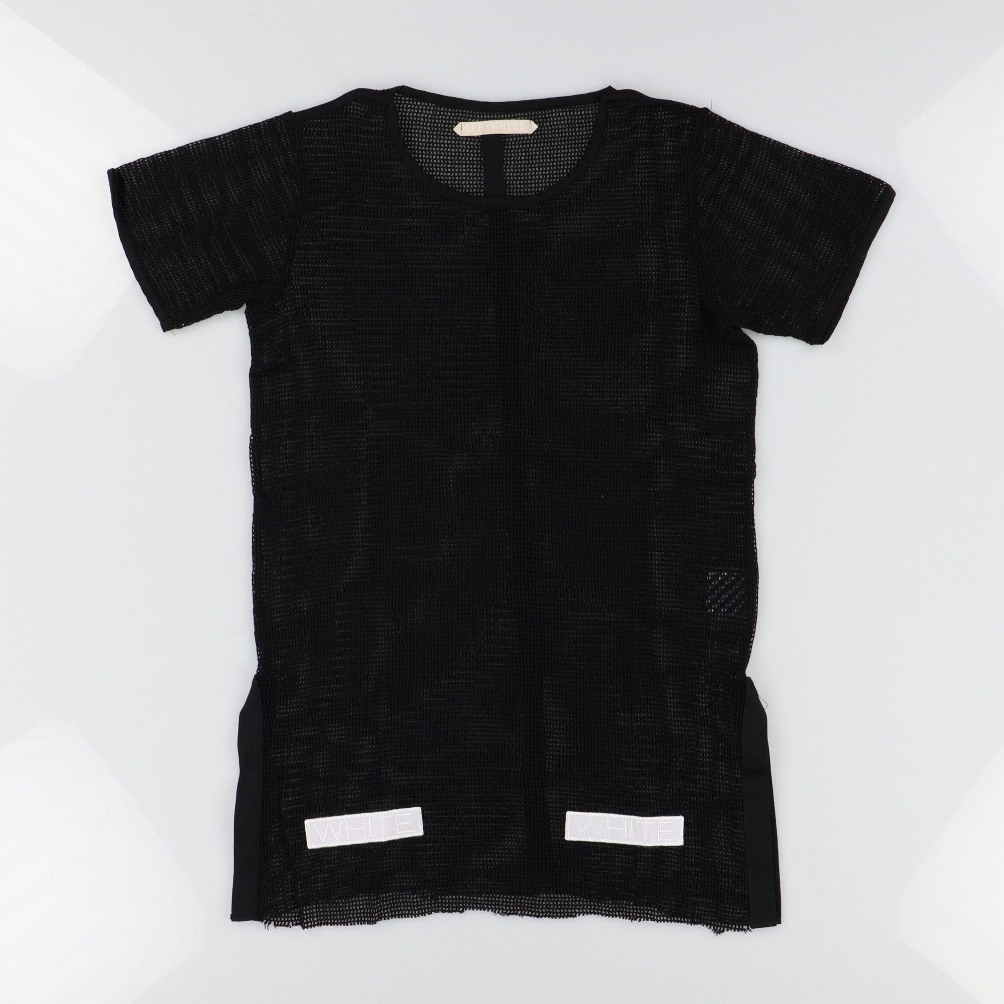 Off-White Black Mesh Rope T-Shirt Size US S / EU 44-46 / 1 - 1 Thumbnail