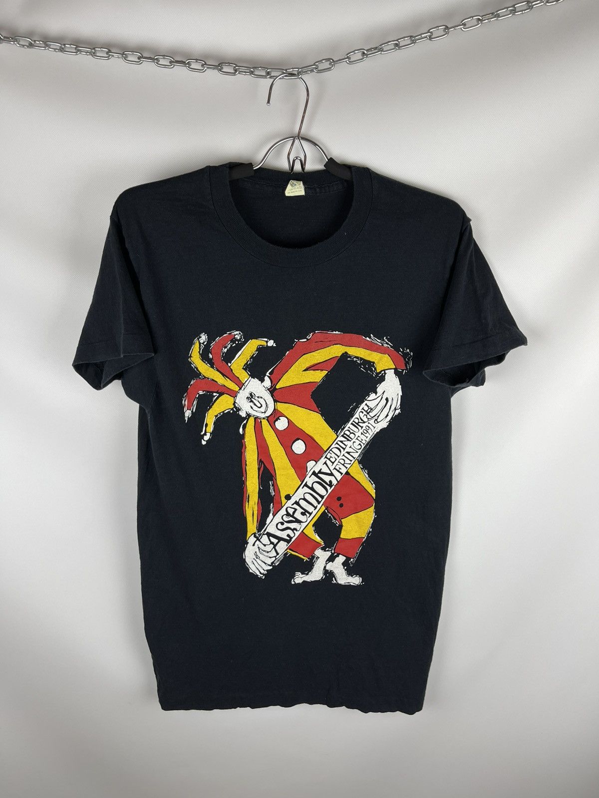 Band Tees Screen Stars 1991 Assembly Edinburgh Fringe band tee shirt Size US L / EU 52-54 / 3 - 1 Thumbnail