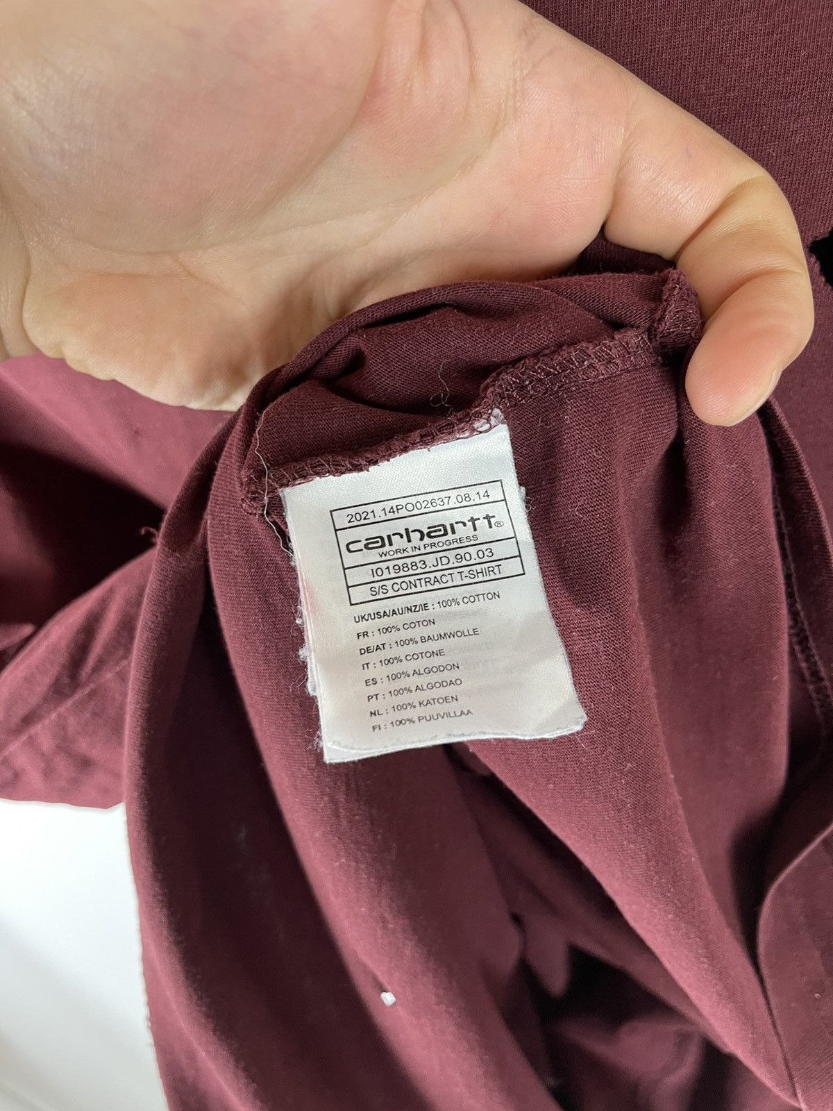 Carhartt Carhartt WIP vintage SS distressed contract T-shirt Size US S / EU 44-46 / 1 - 11 Thumbnail