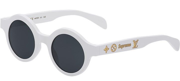 Louis Vuitton Supreme Red Monogram Logo City Mask SP Sunglasses