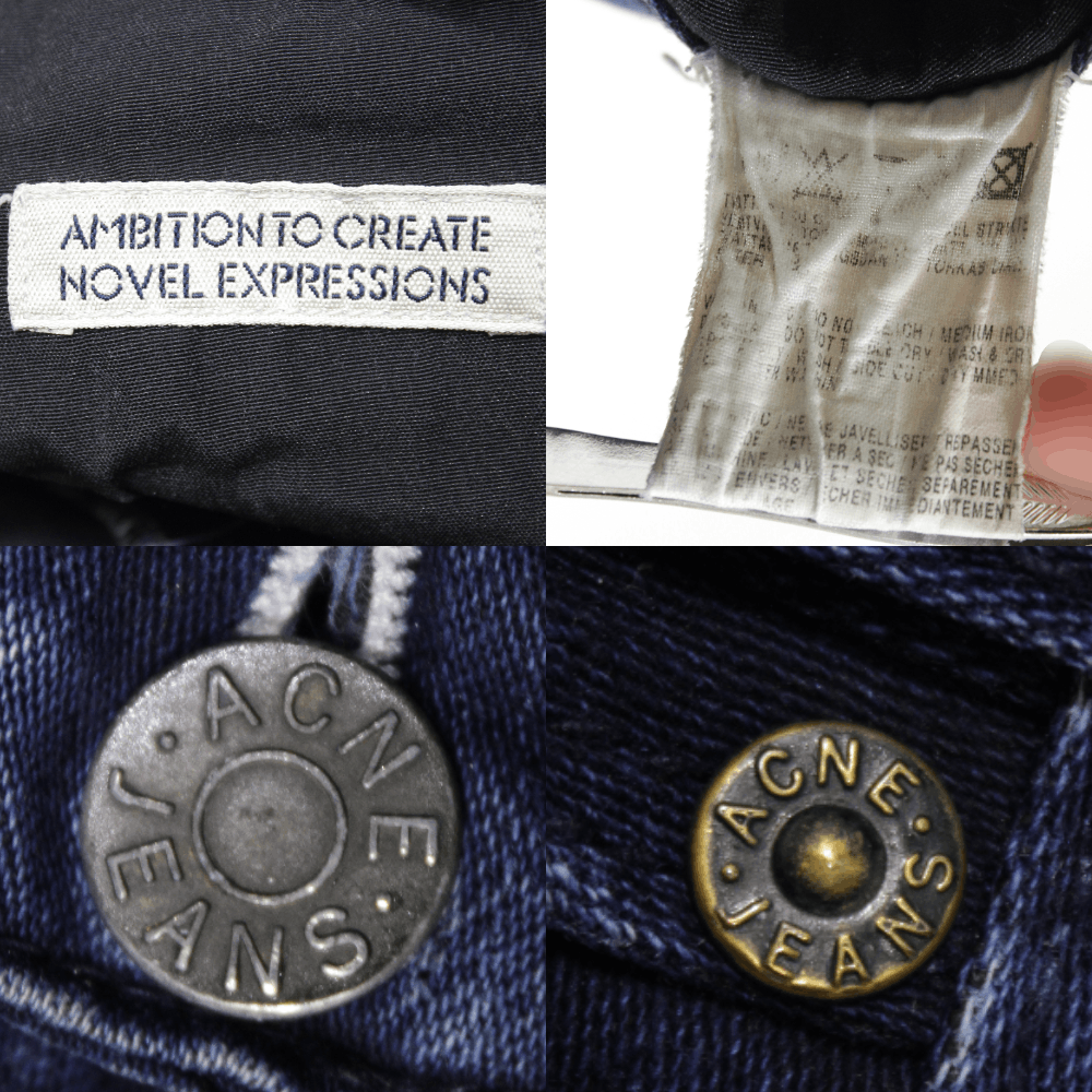 Acne Studios Max Blue Sateen Jeans Size US 34 / EU 50 - 12 Thumbnail