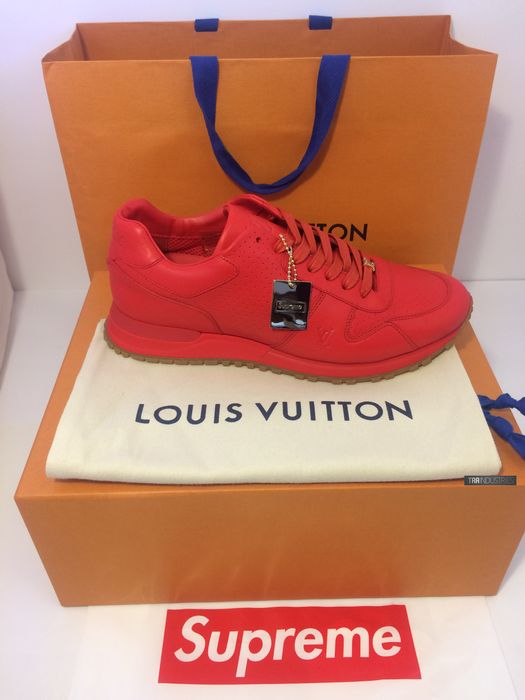 Louis Vuitton Supreme x Louis Vuitton Run Away 'Red Gum' | Men's Size 9.5