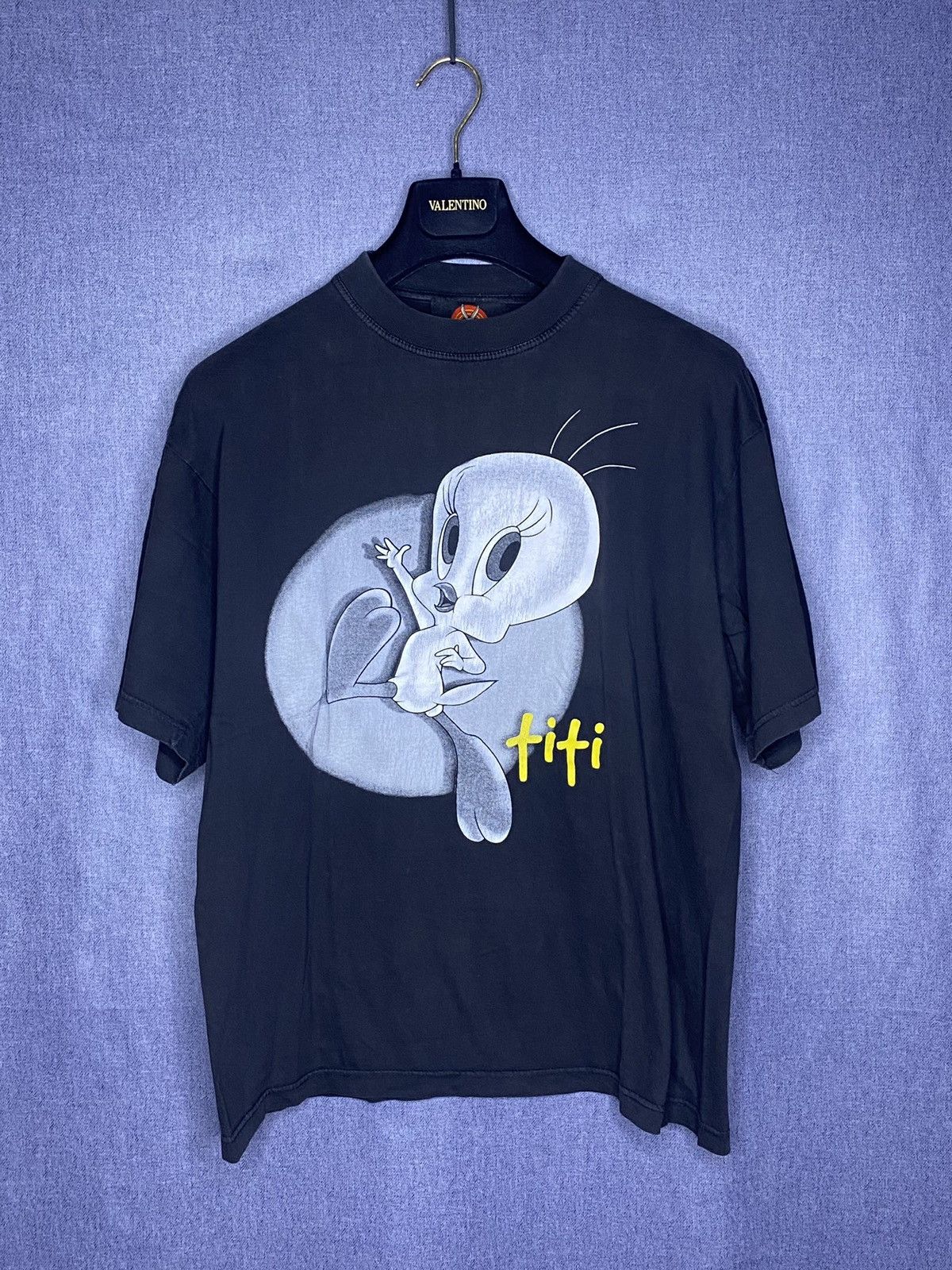 Vintage Loones Tunes tweety vintage 90s t shirt Size US XL / EU 56 / 4 - 1 Thumbnail