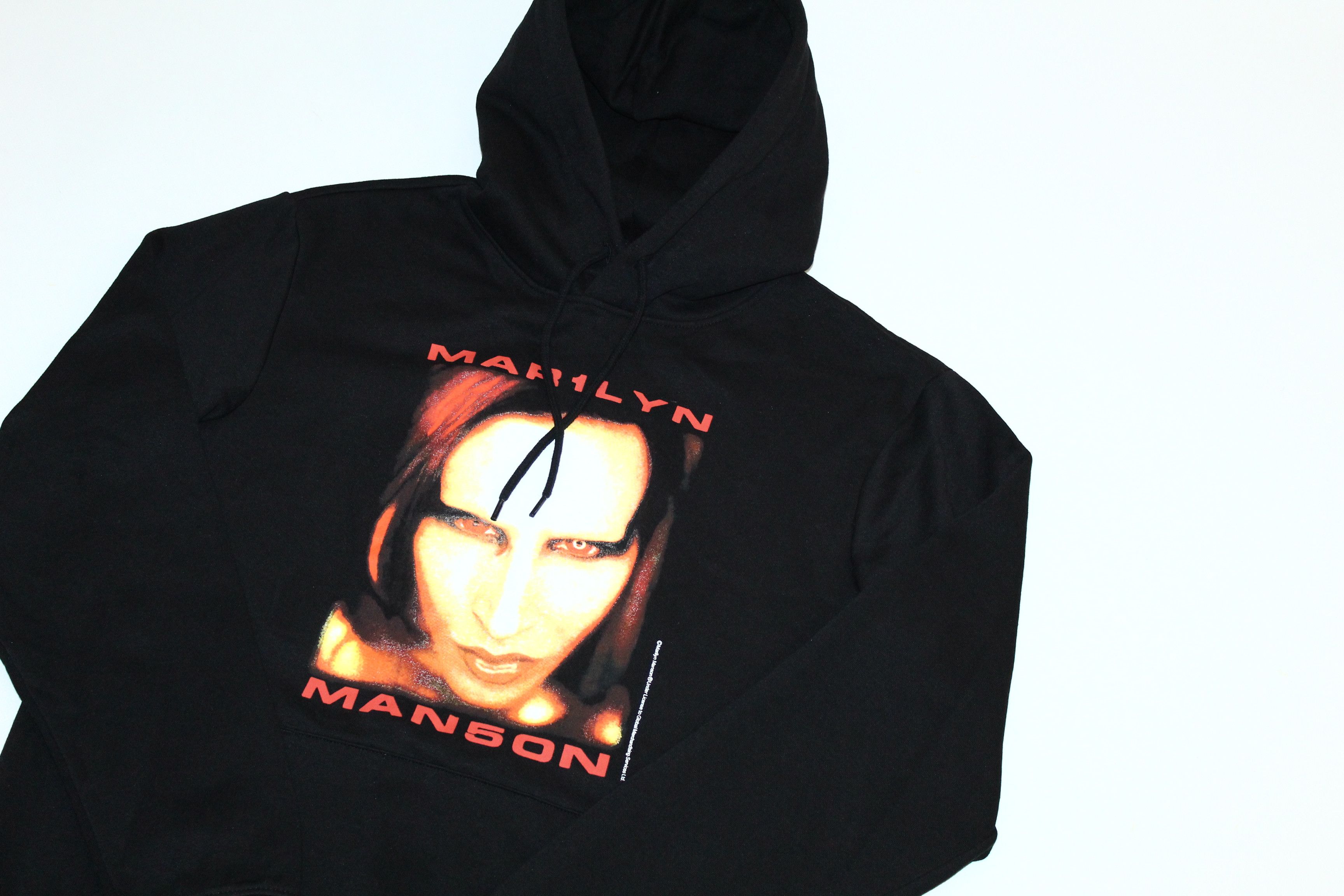 Band Tees Marilyn Manson x H M Graphic Tour Print Hoodie Grailed