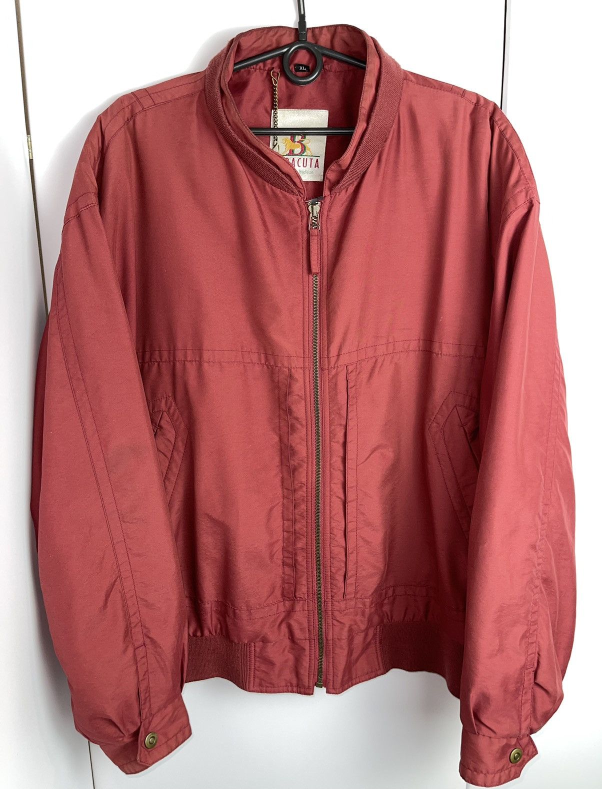 Vintage bomber jacket Baracuta Harrington XL Red