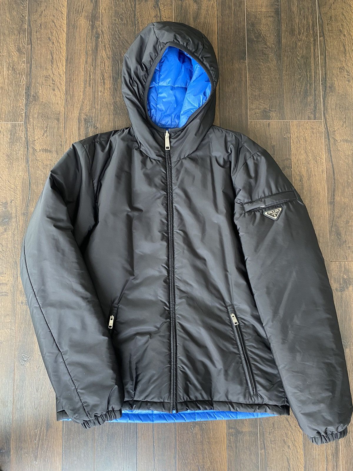 Prada Nylon Padded Reversible Jacket Size US M / EU 48-50 / 2 - 1 Thumbnail