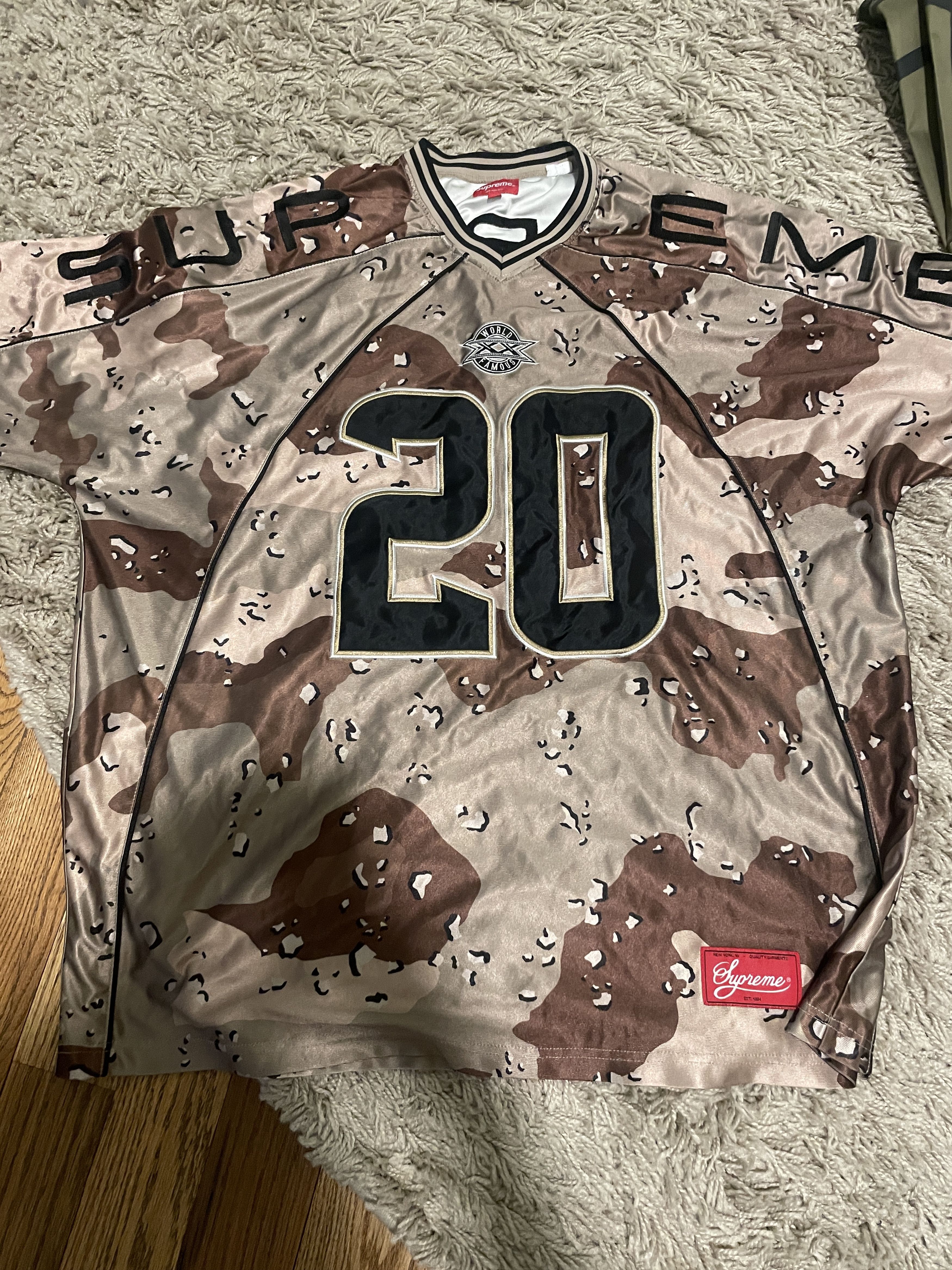 Supreme Paneled Jersey Chocolate Chip Camo