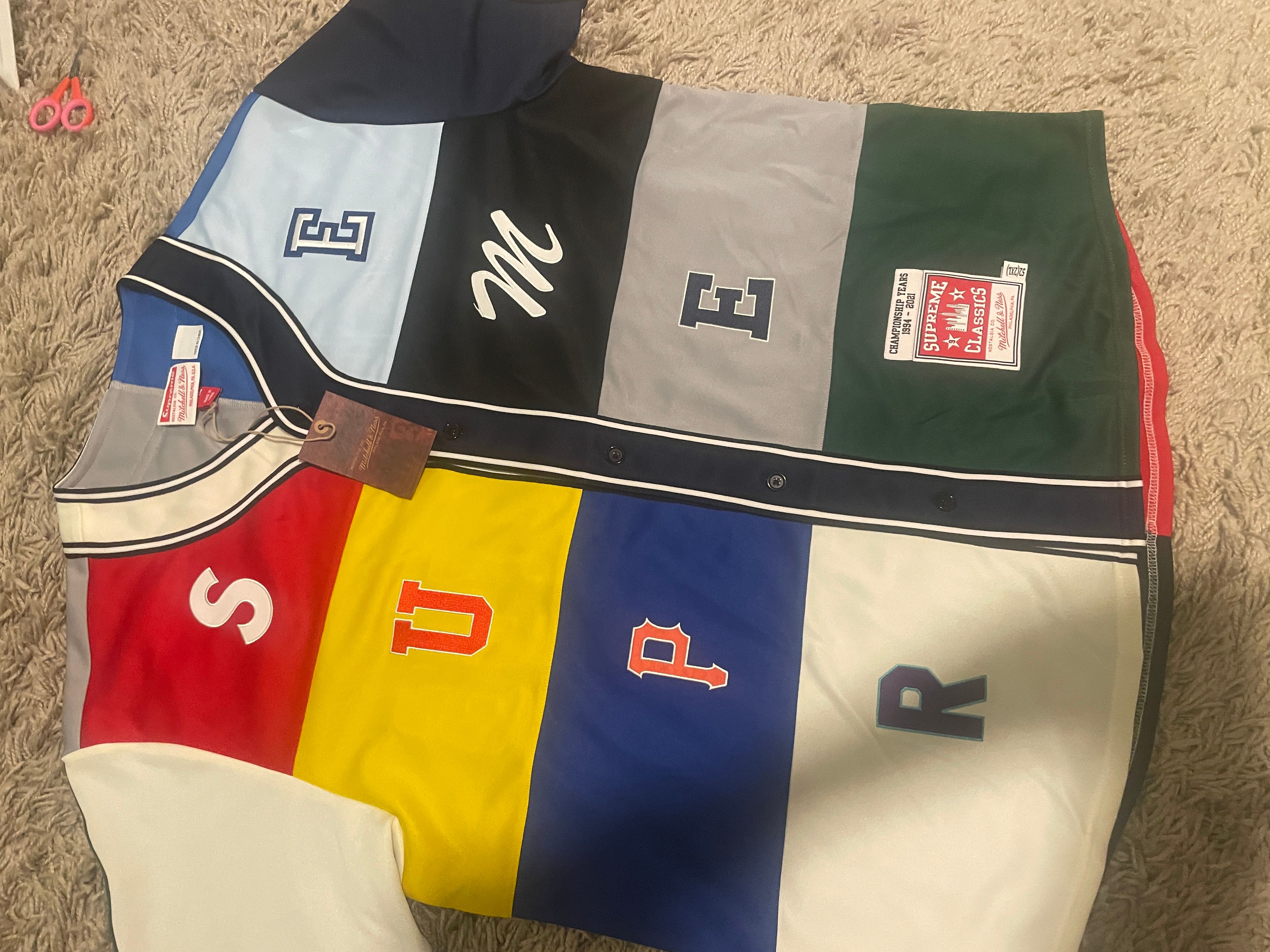 Supreme®/Mitchell & Ness® Patchwork Baseball Jersey - Fall/Winter 2021  Preview – Supreme