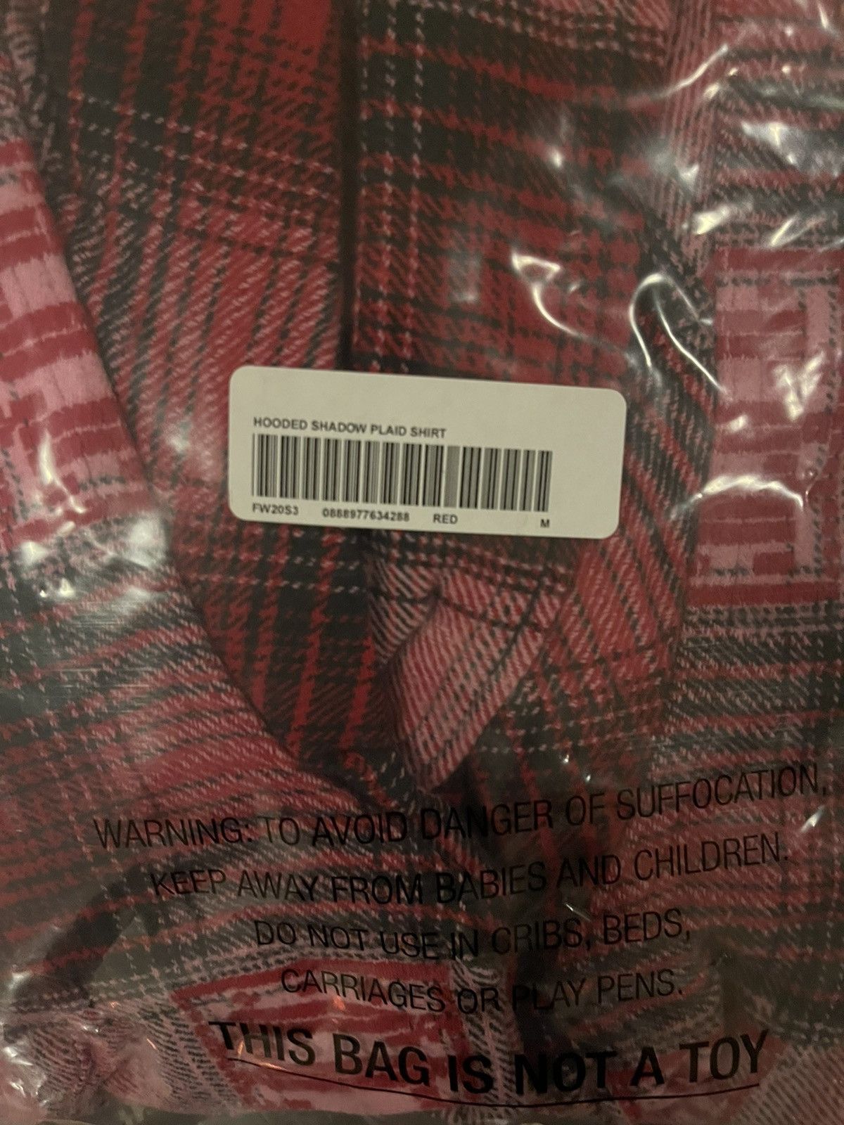 Supreme Supreme Hooded Shadow Plaid Hoodie Size US M / EU 48-50 / 2 - 2 Thumbnail