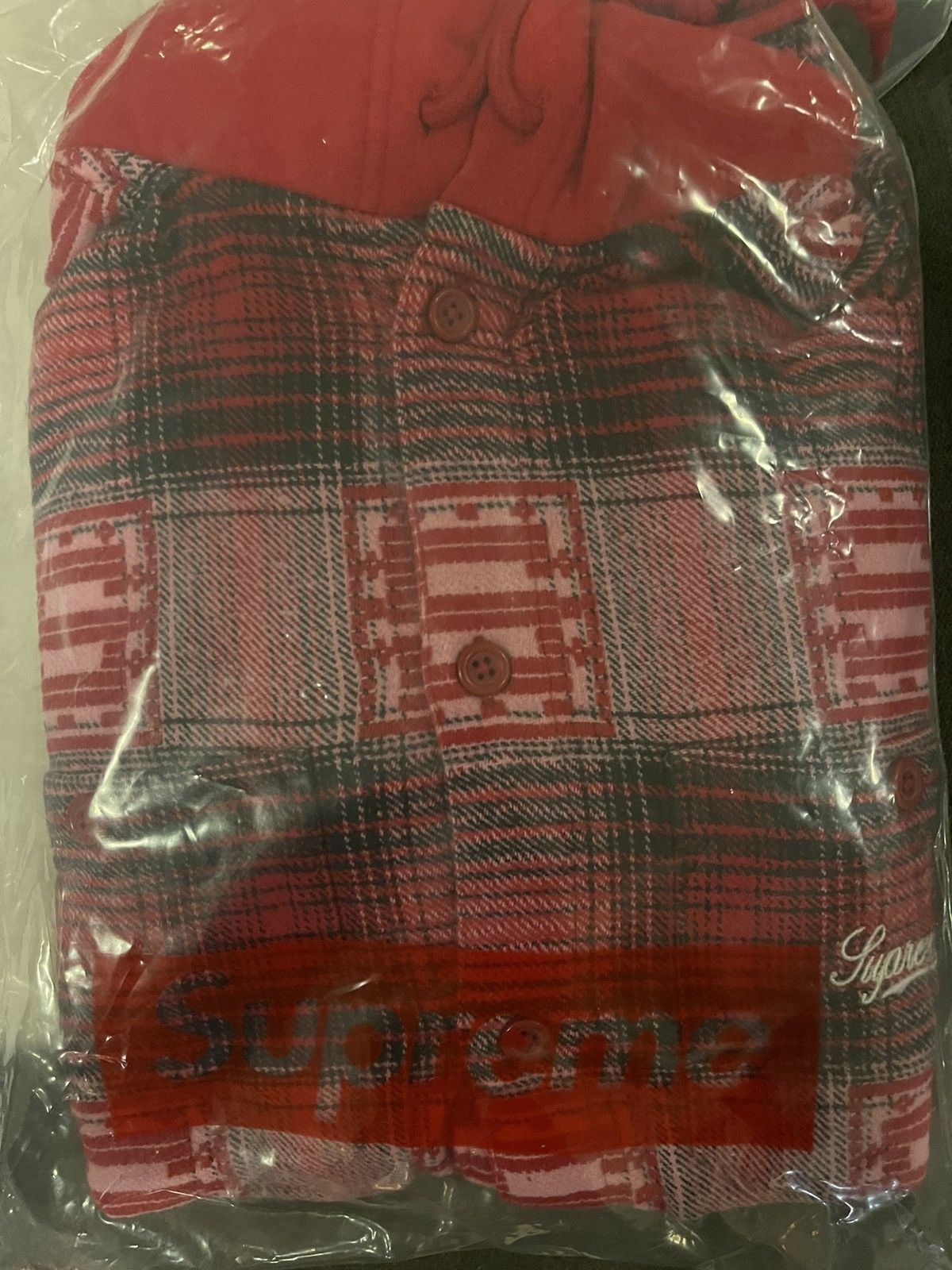 Supreme Supreme Hooded Shadow Plaid Hoodie Size US M / EU 48-50 / 2 - 1 Thumbnail