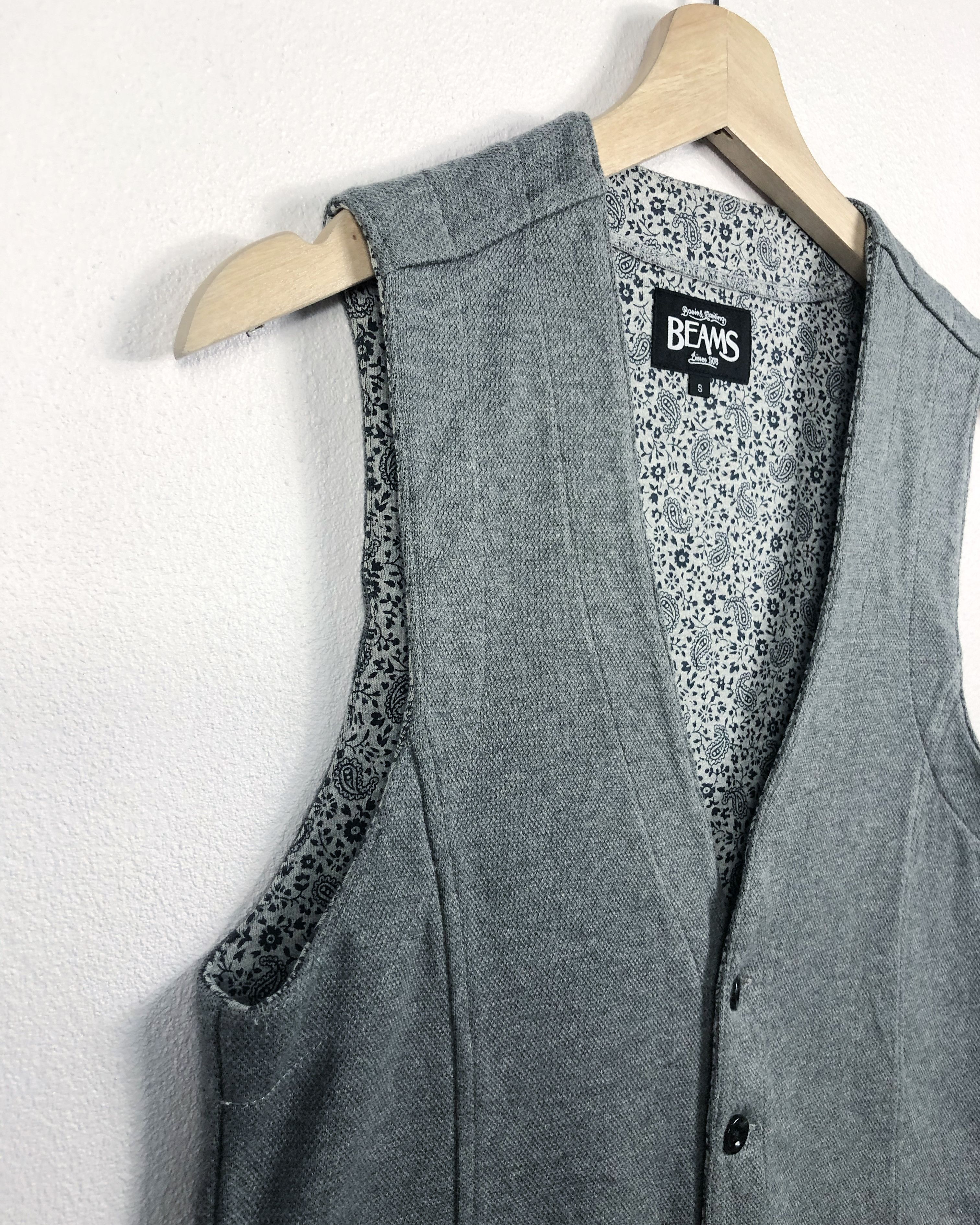 Beams Plus Rare Beams Japan Button Vest Bandana Motive Size US S / EU 44-46 / 1 - 4 Thumbnail