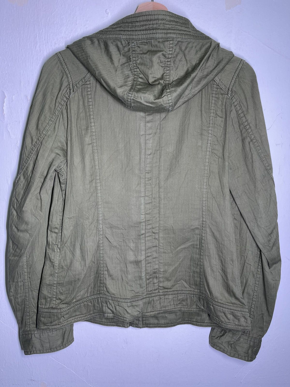 Japanese Brand × Uniqlo UNIQLO garment military hoodie jacket Size US L / EU 52-54 / 3 - 8 Thumbnail